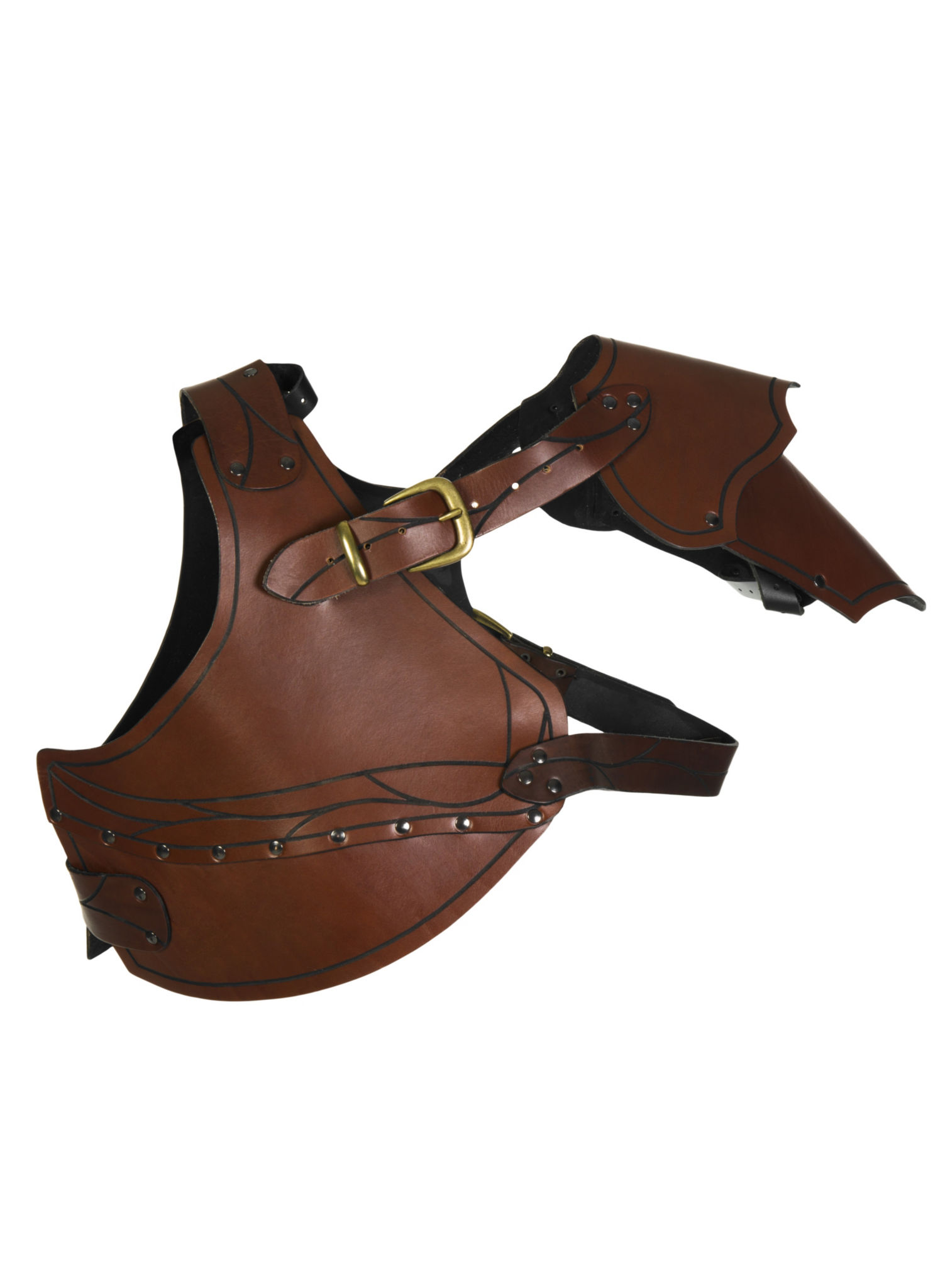Waldläufer Brustschutz braun