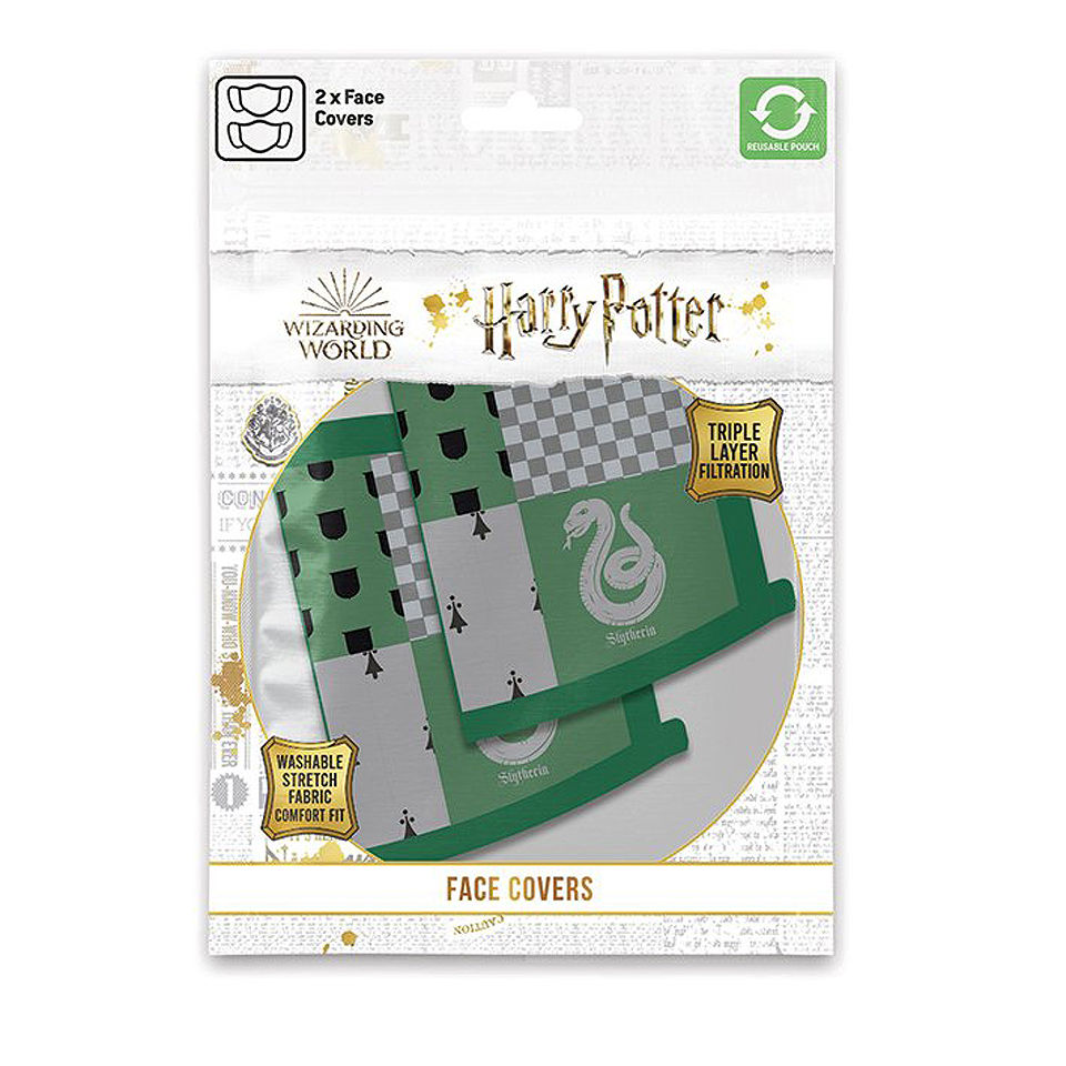 Harry Potter - Zwadderich Stoffen Maskers Dubbelpack