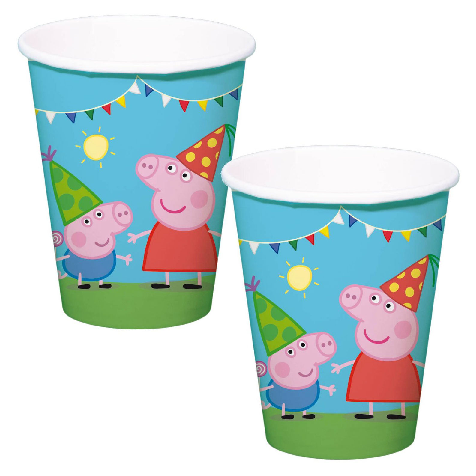 Peppa Wutz Trinkbecher 8 Stück