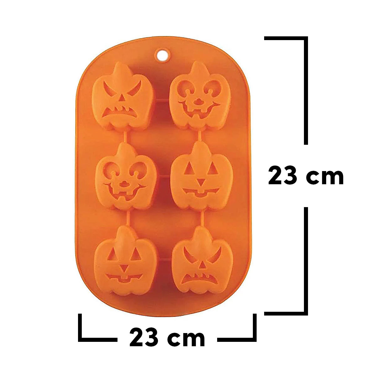 Kürbis Muffins Silikonform für kleine Kuchen, Kekse, Schokolade und zum Backen 6-fach