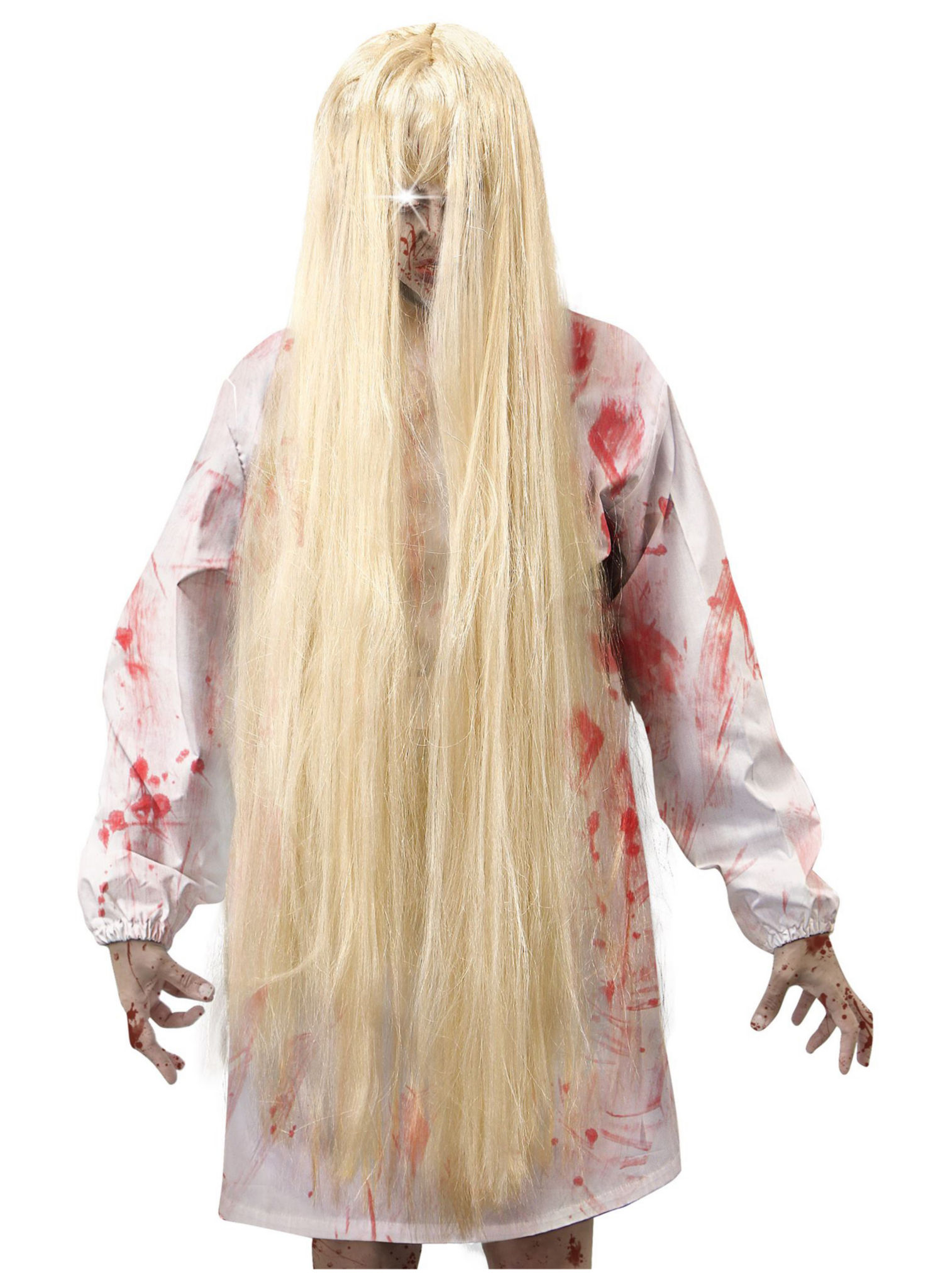 Horror Zombie Perücke blond