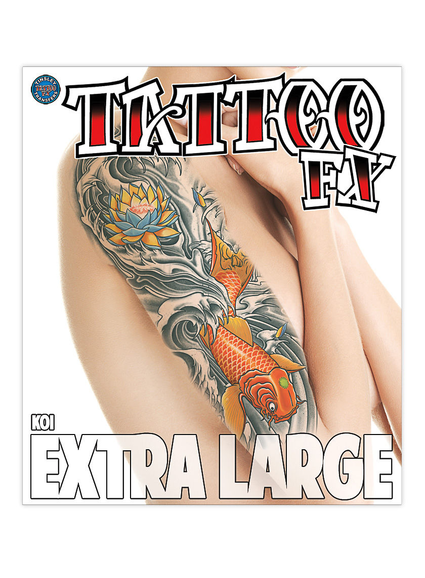 Koi Klebe-Tattoo XL