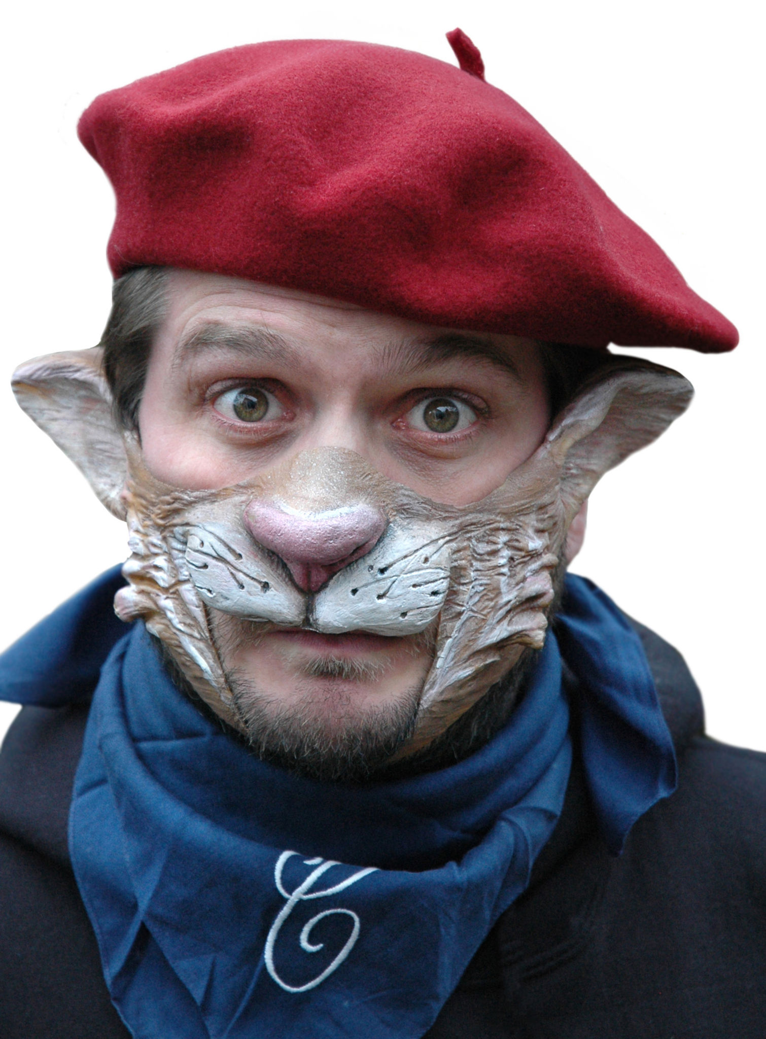 Braune Katzenmaske