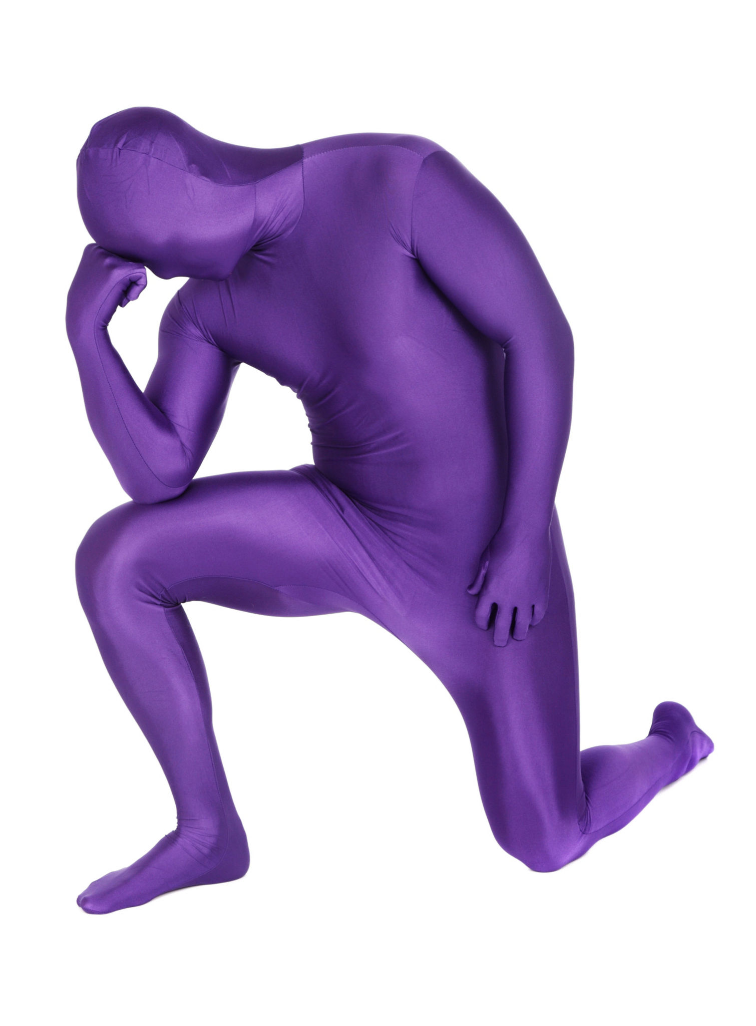 Violettes Ganzkörperkostüm