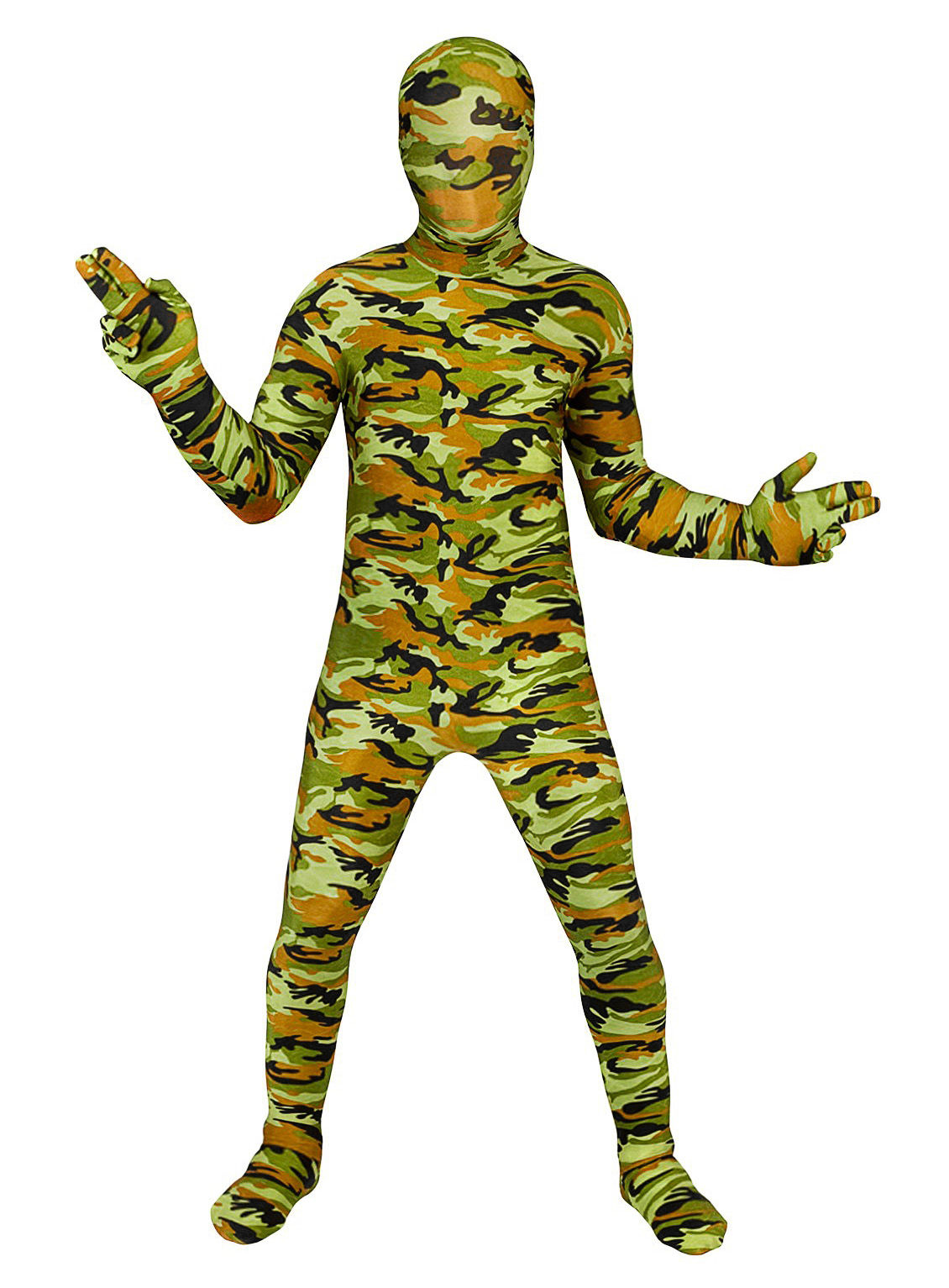 Morphsuit Kinder Camouflage Ganzkörperkostüm