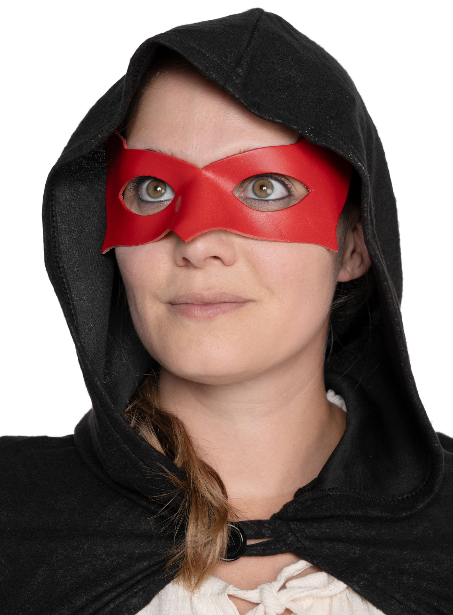 Colombina Incognito rot Venezianische Ledermaske