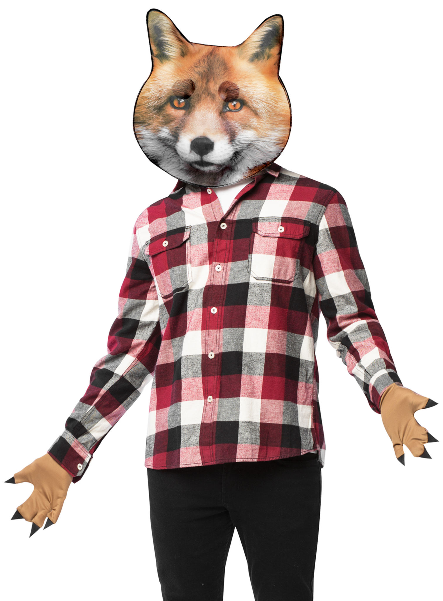 Realistischer Fuchs Accessoire Set