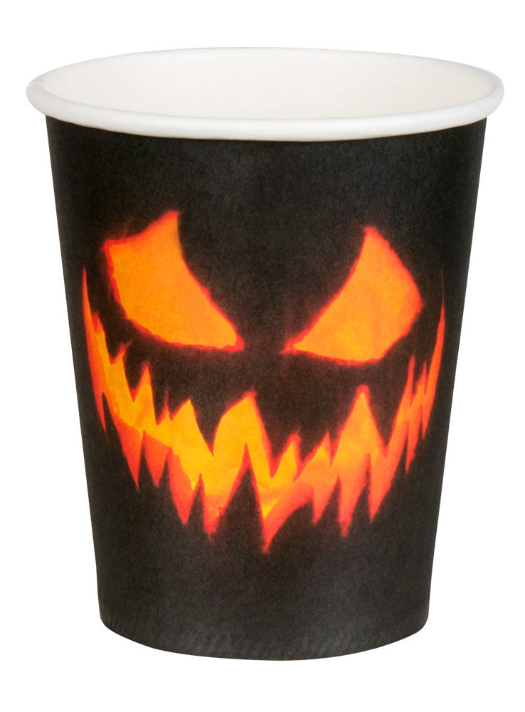 Halloween Pappbecher 10 Stück