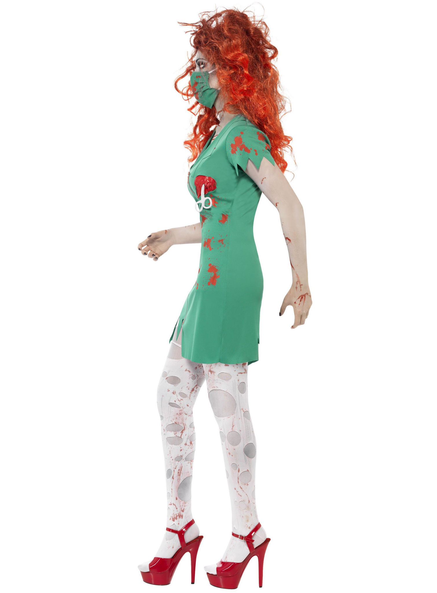 Zombie OP-Schwester Kostüm