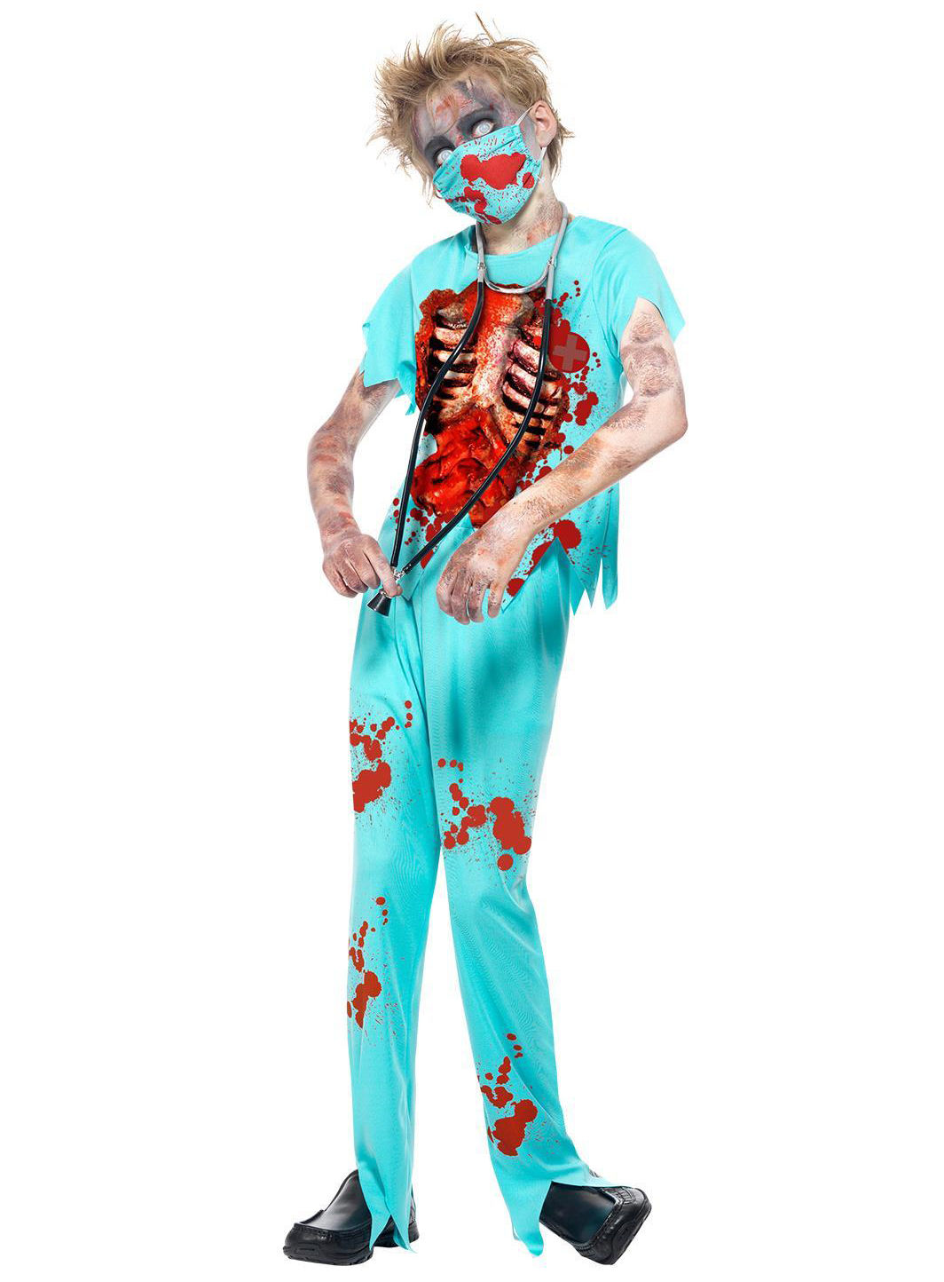 Zombie Chirurg Kinderkostüm