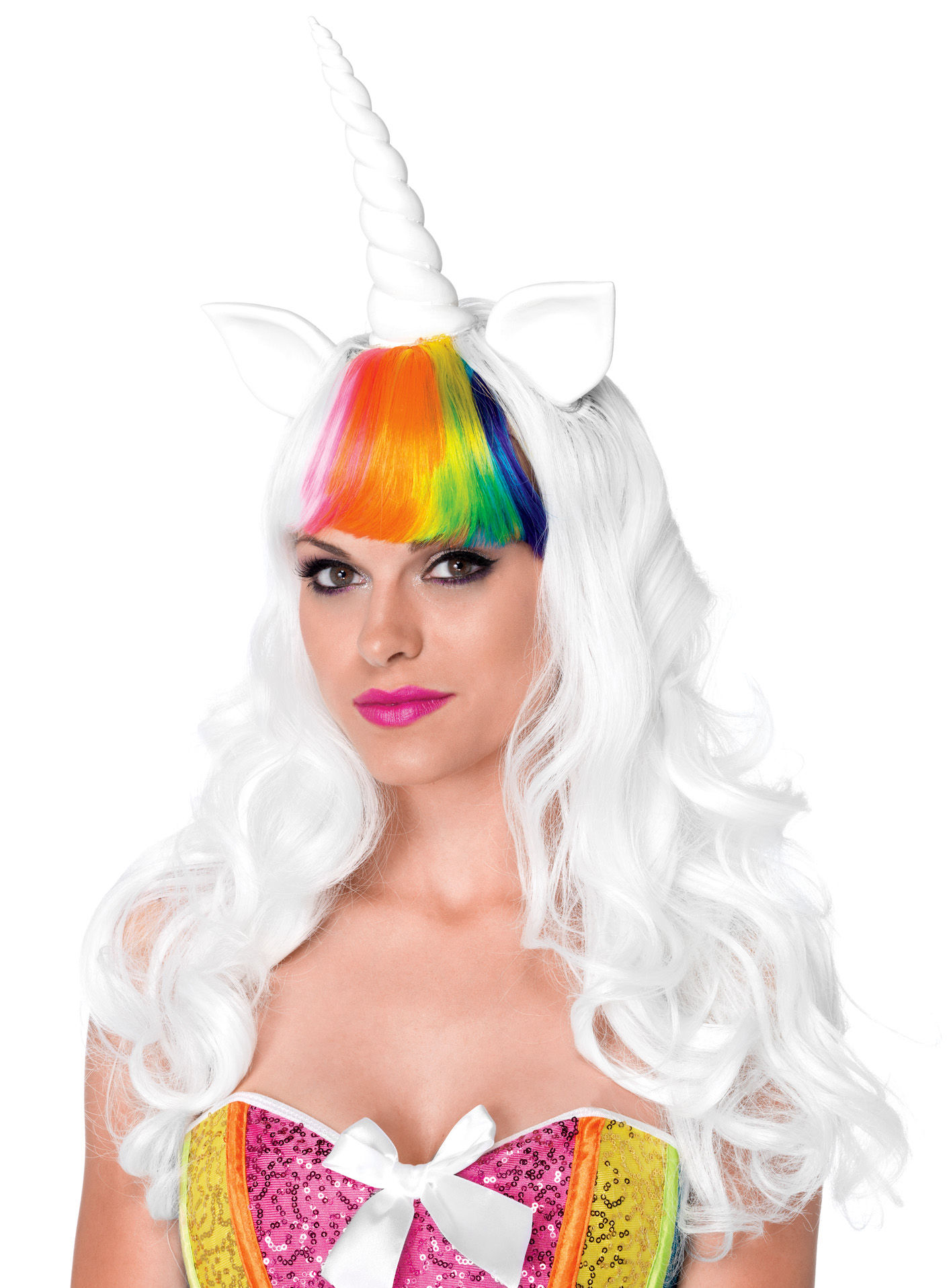 Einhorn Perücke & Schweif