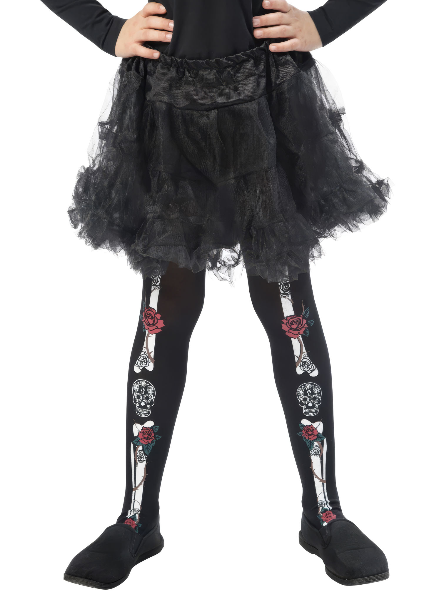 Dia de los Muertos Strumpfhose für Kinder