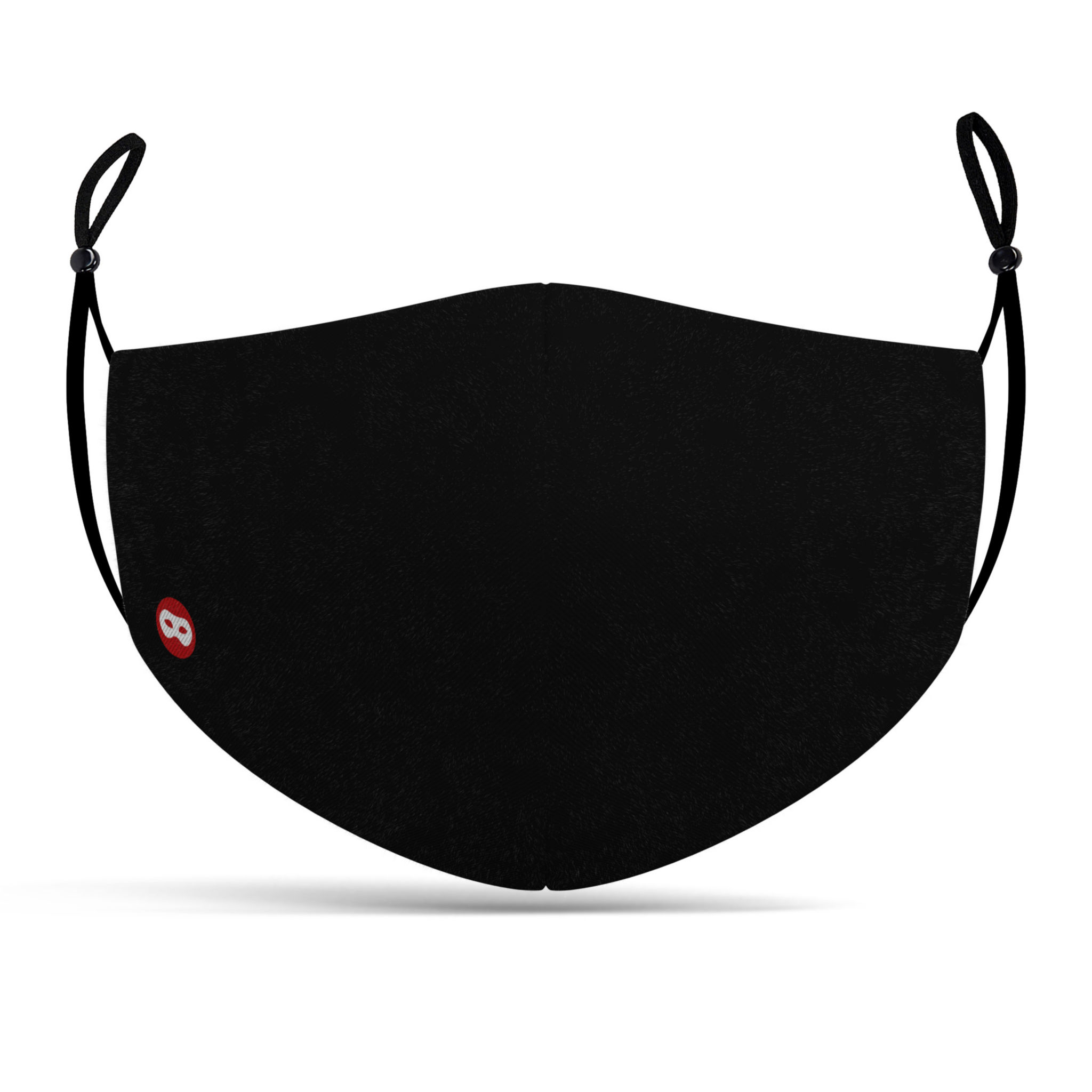 Stoffmaske schwarz