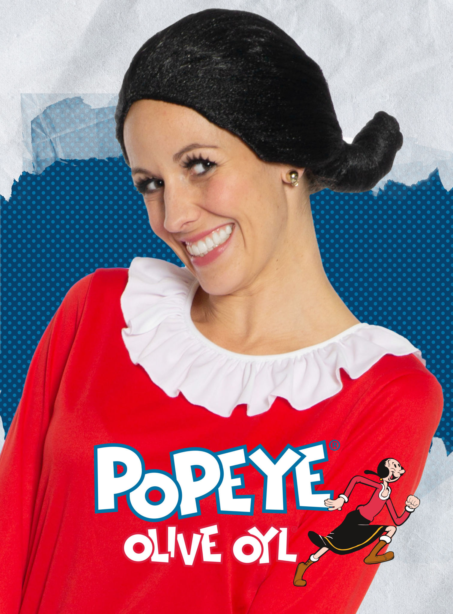 Popeye – Olivia Öl Perücke