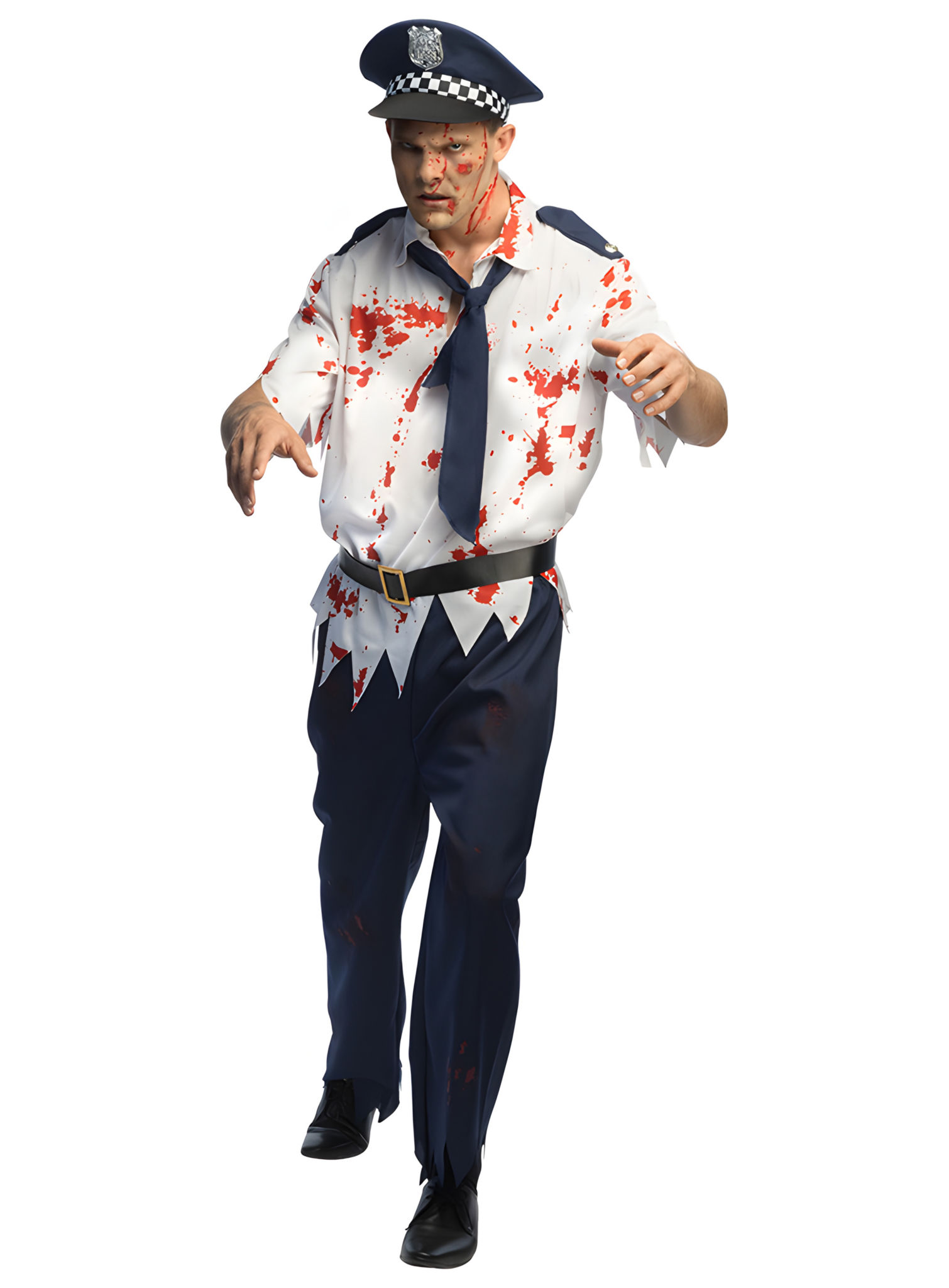 Zombie Polizist Walker Kostüm