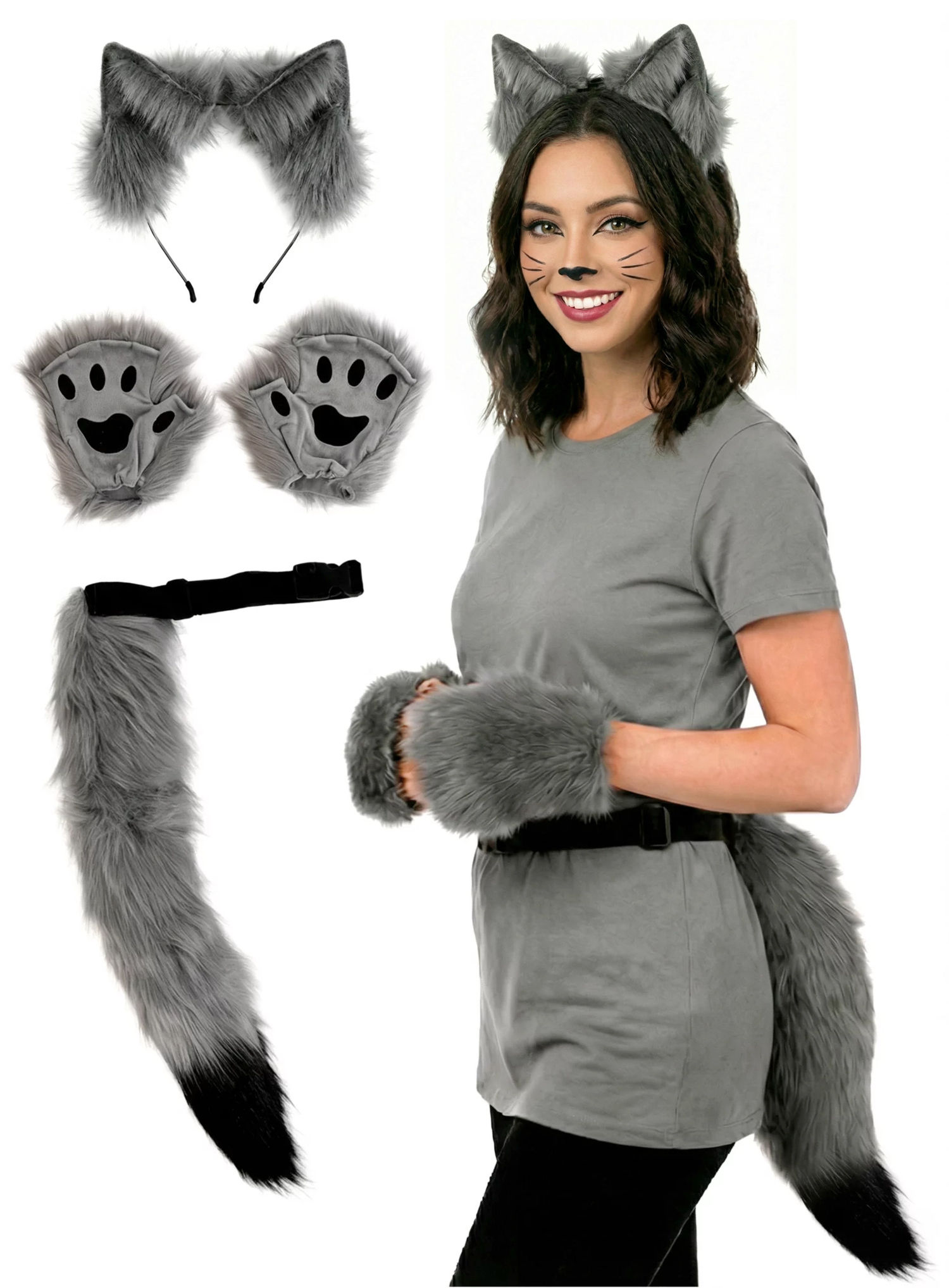 Silberfuchs Kostümset