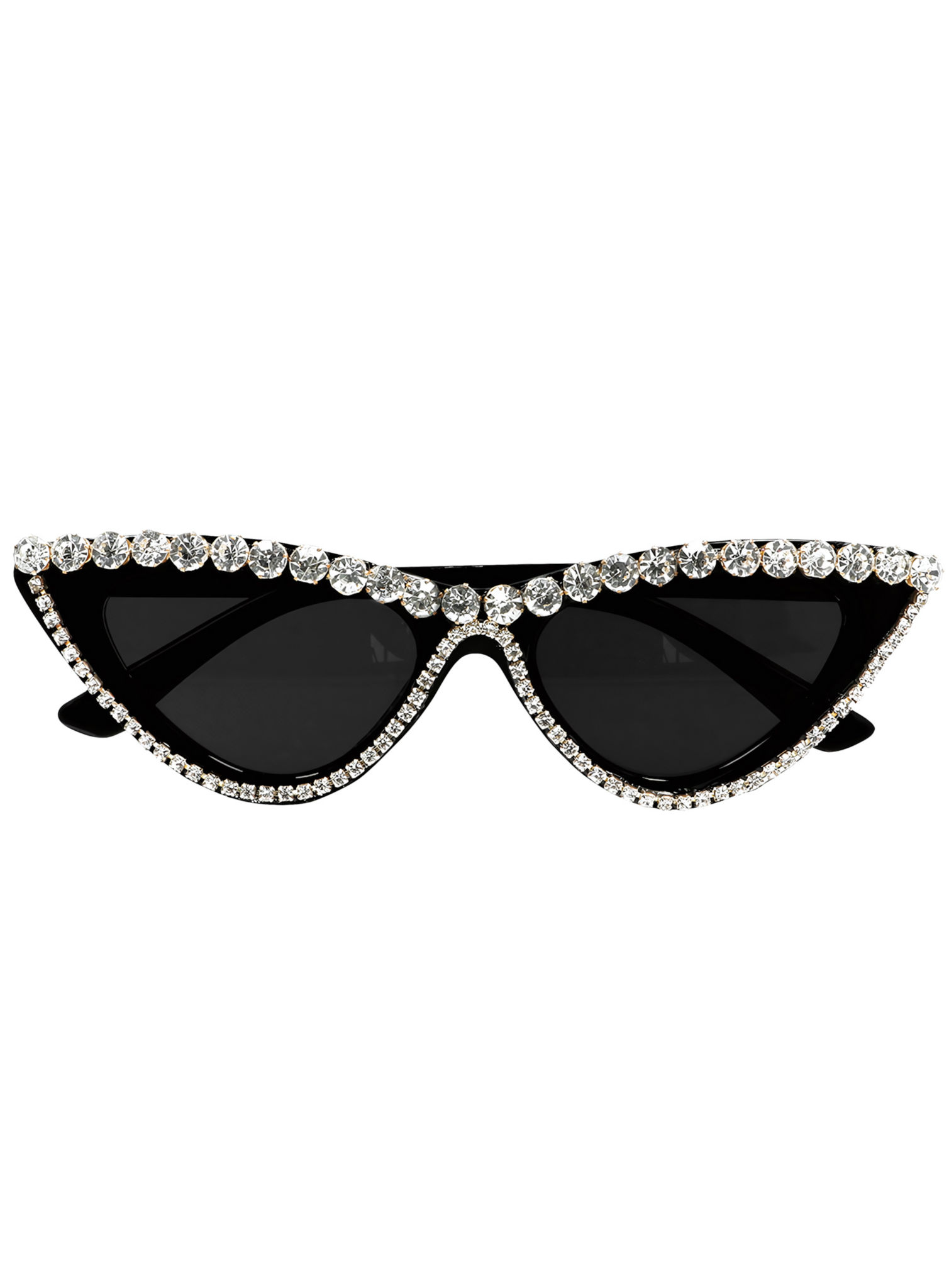 50er Jahre Butterfly Brille mit Strass