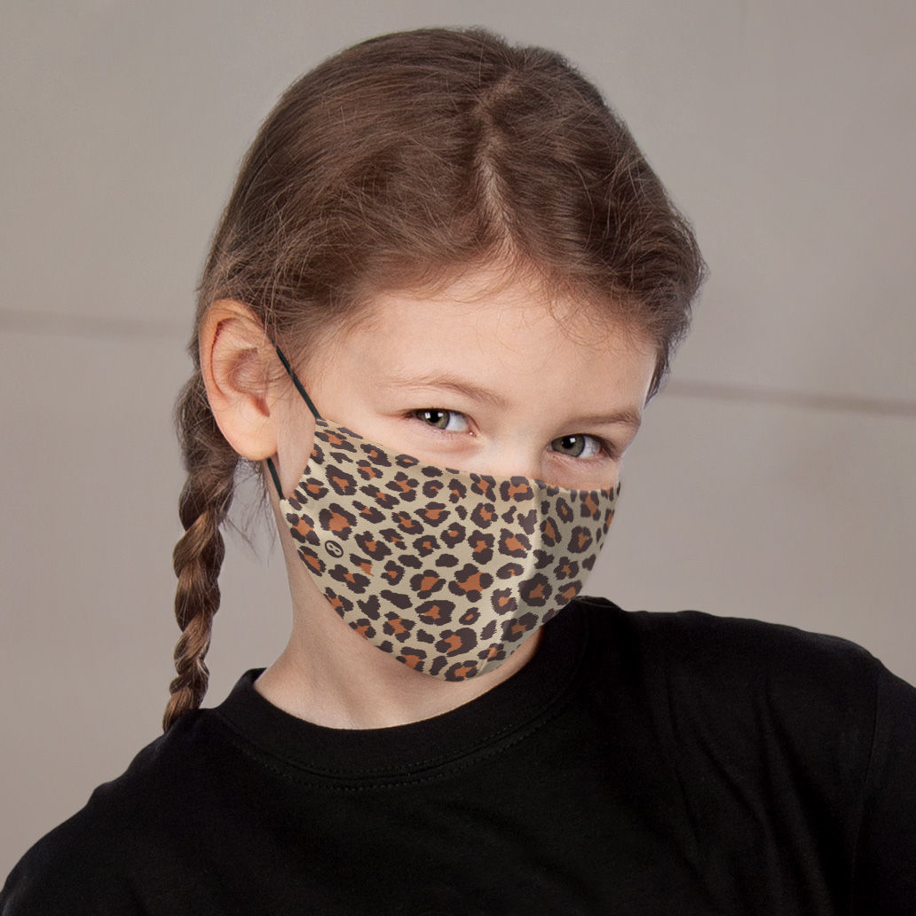 Stoffmaske Leopard