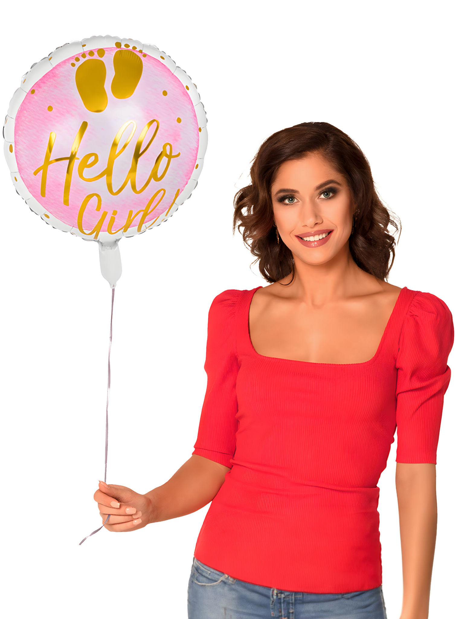 Hello Girl! Folienballon