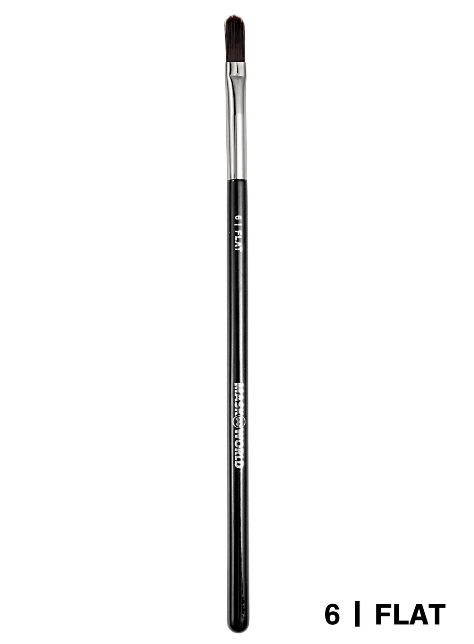 Schminkpinsel flach klein - 6 FLAT