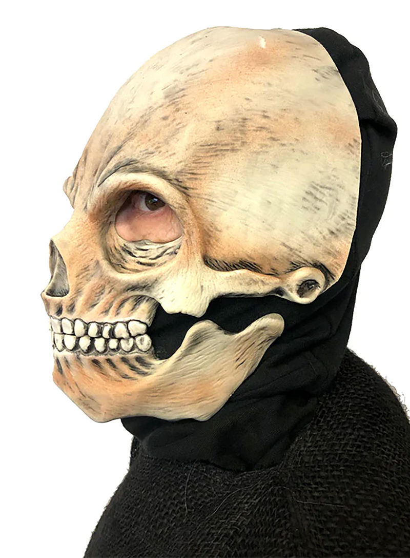 Knochenkopf Maske aus Latex