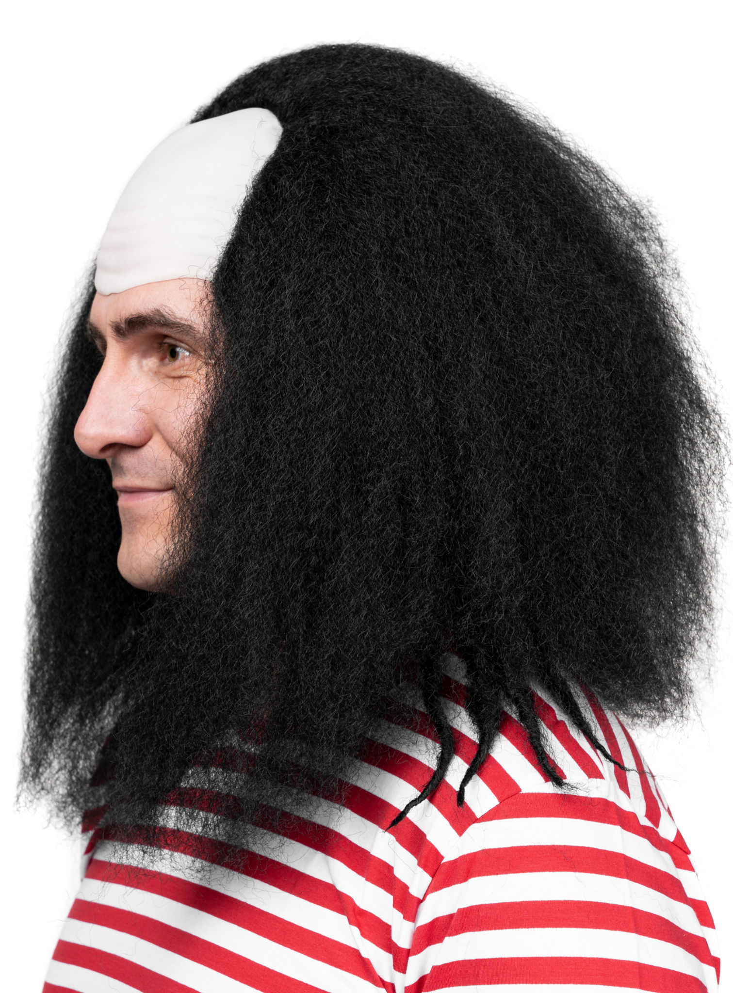 Horrorclown Perücke schwarz