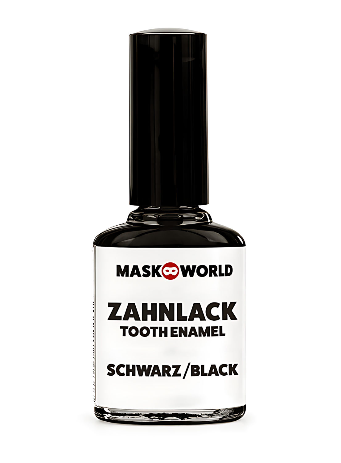 Zahnlack schwarz 10ml Pinselflasche