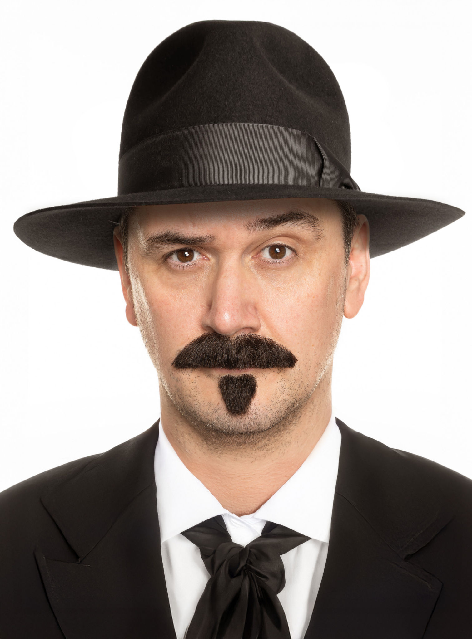 Bartset Marshal mit Schnurrbart und Soulpatch