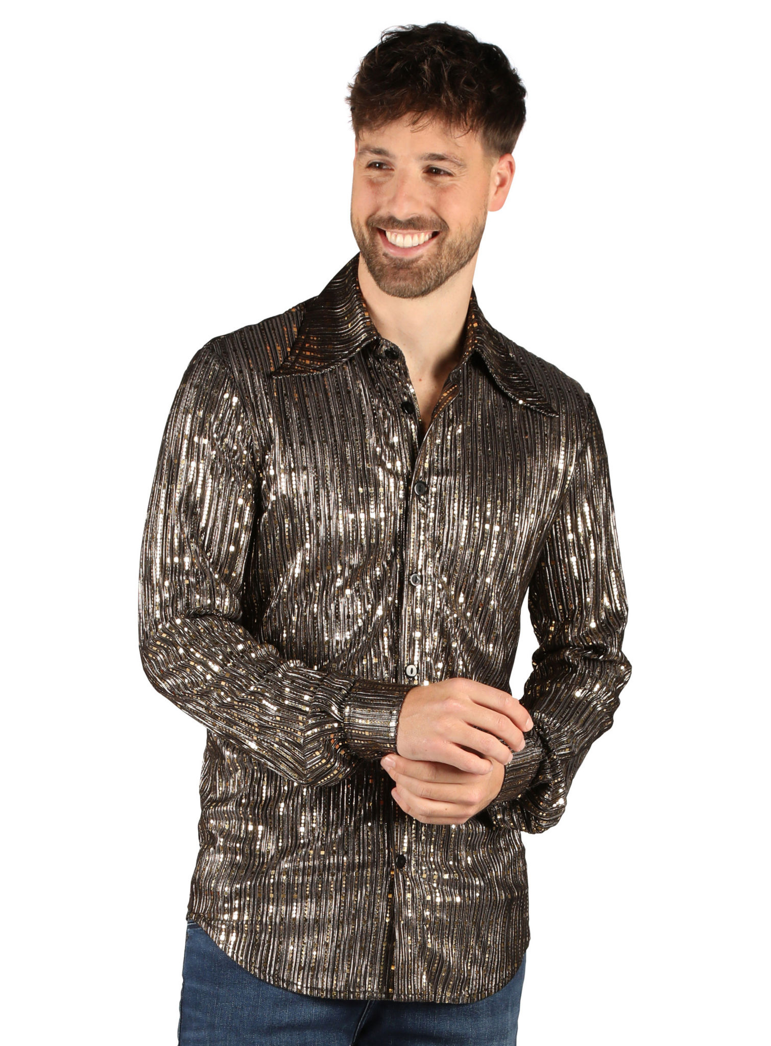 Disco Dancer Hemd gold