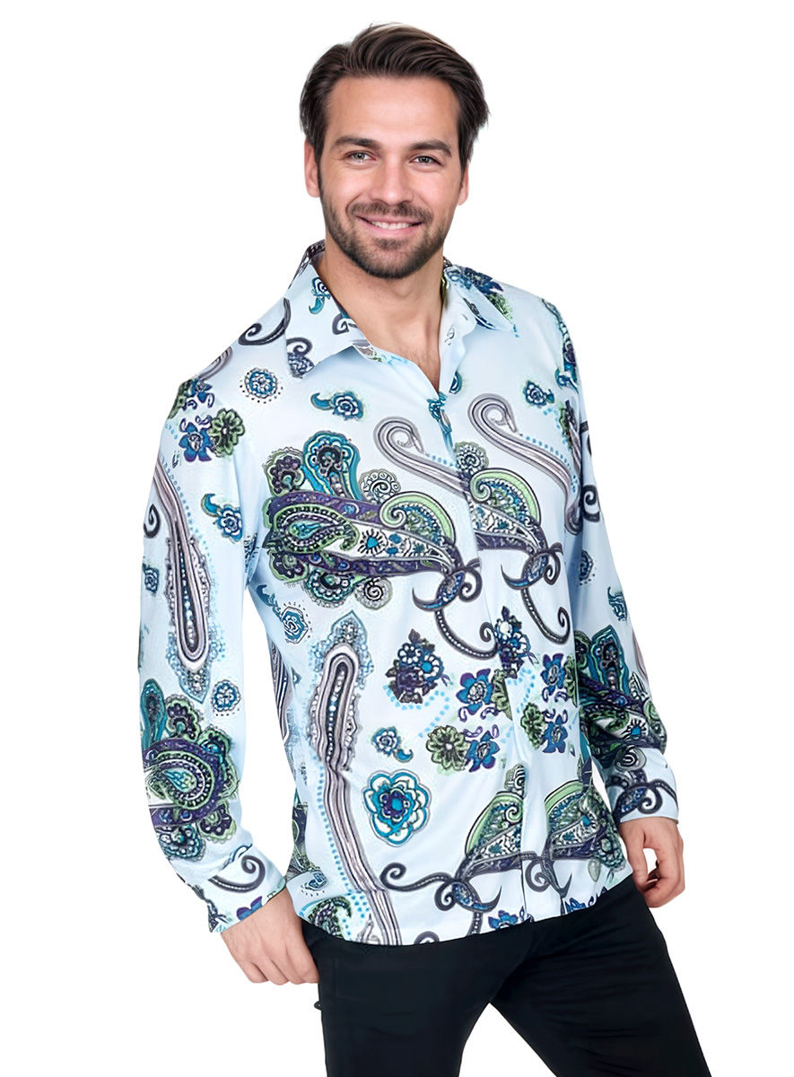 70er Jahre Paisley Hemd