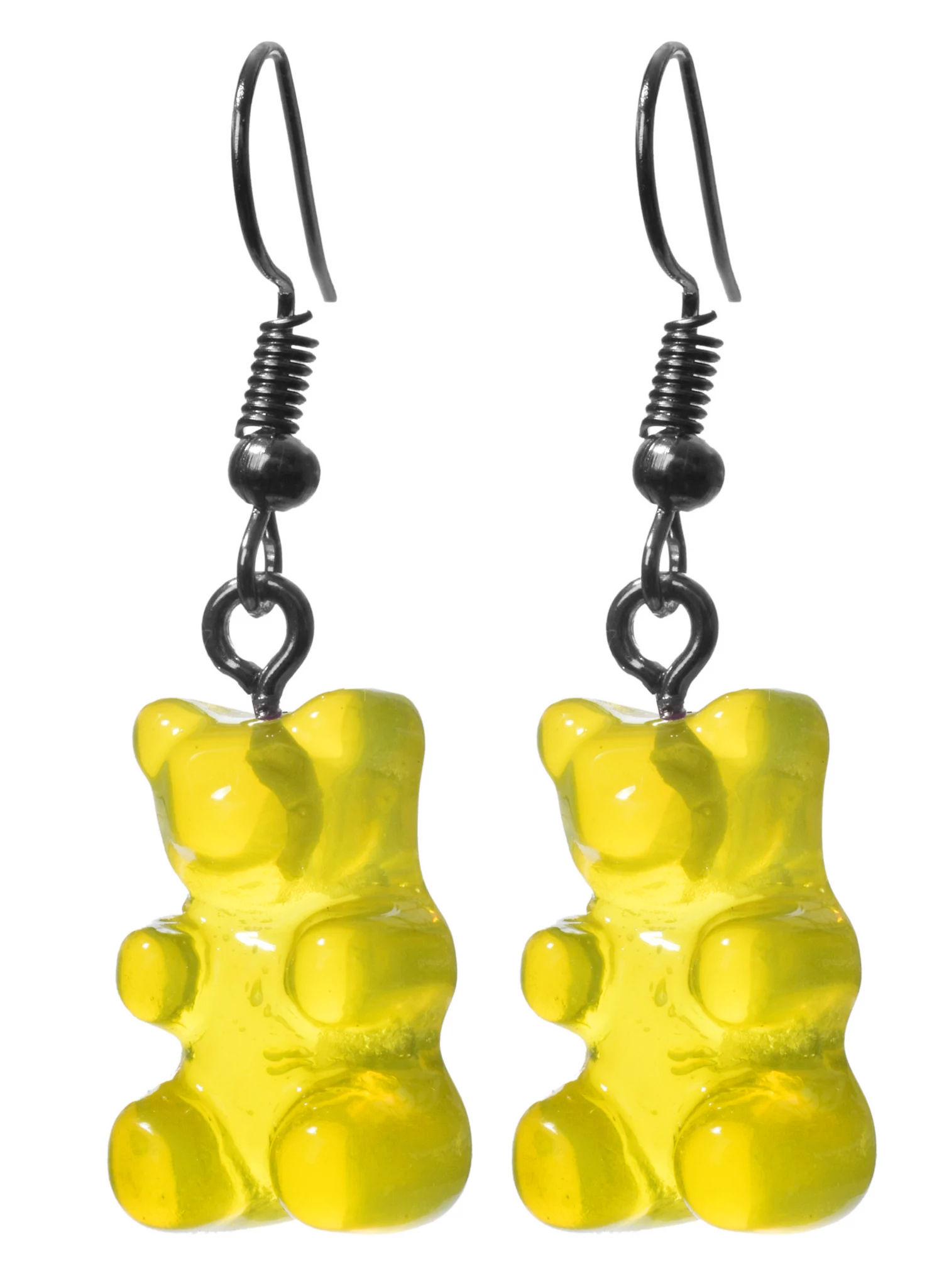 Gummibär Ohrringe gelb