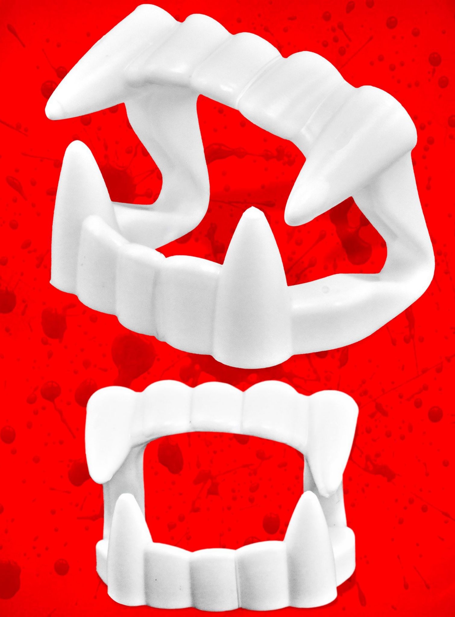 Vampirgebiss aus Plastik