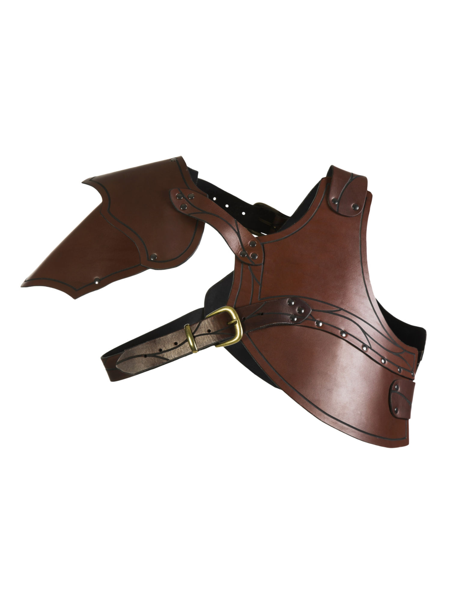 Waldläufer Brustschutz braun