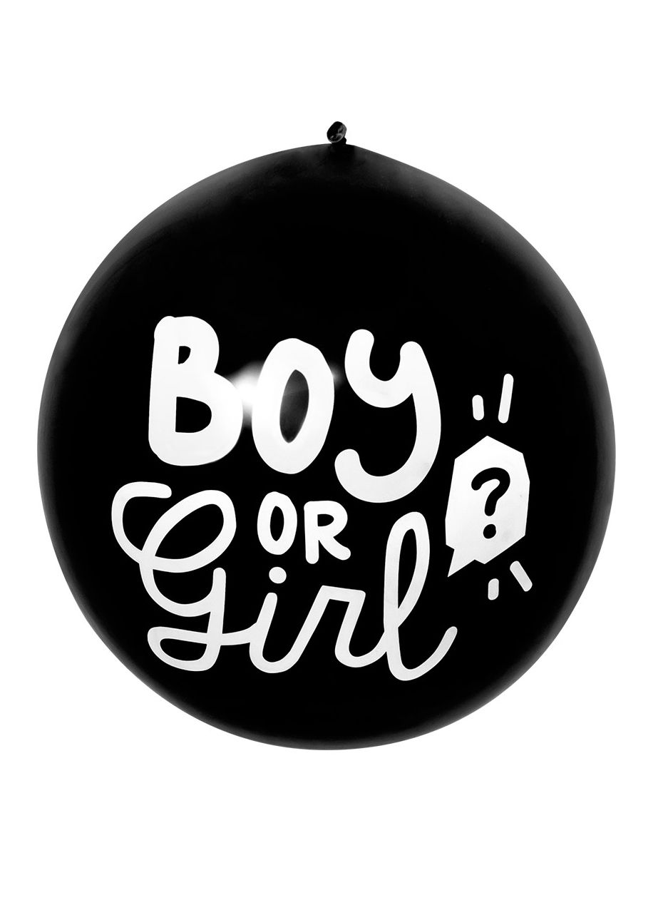Boy or Girl Konfettiballon rosa