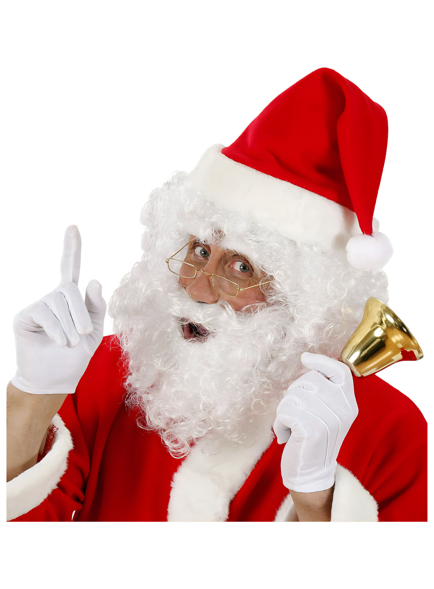 Kerstman-baard-pruikenset