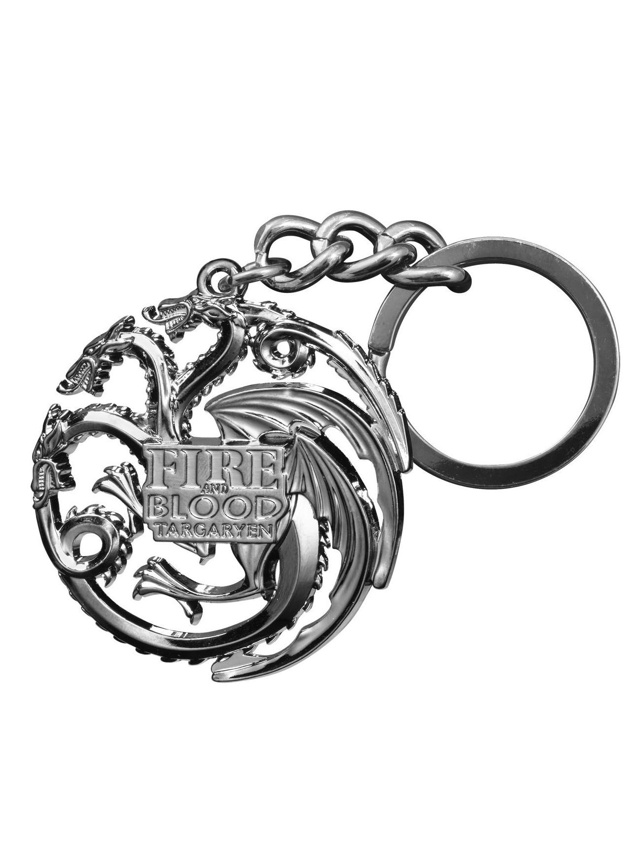 Game of Thrones - Schlüsselanhänger Targaryen Gun Metal