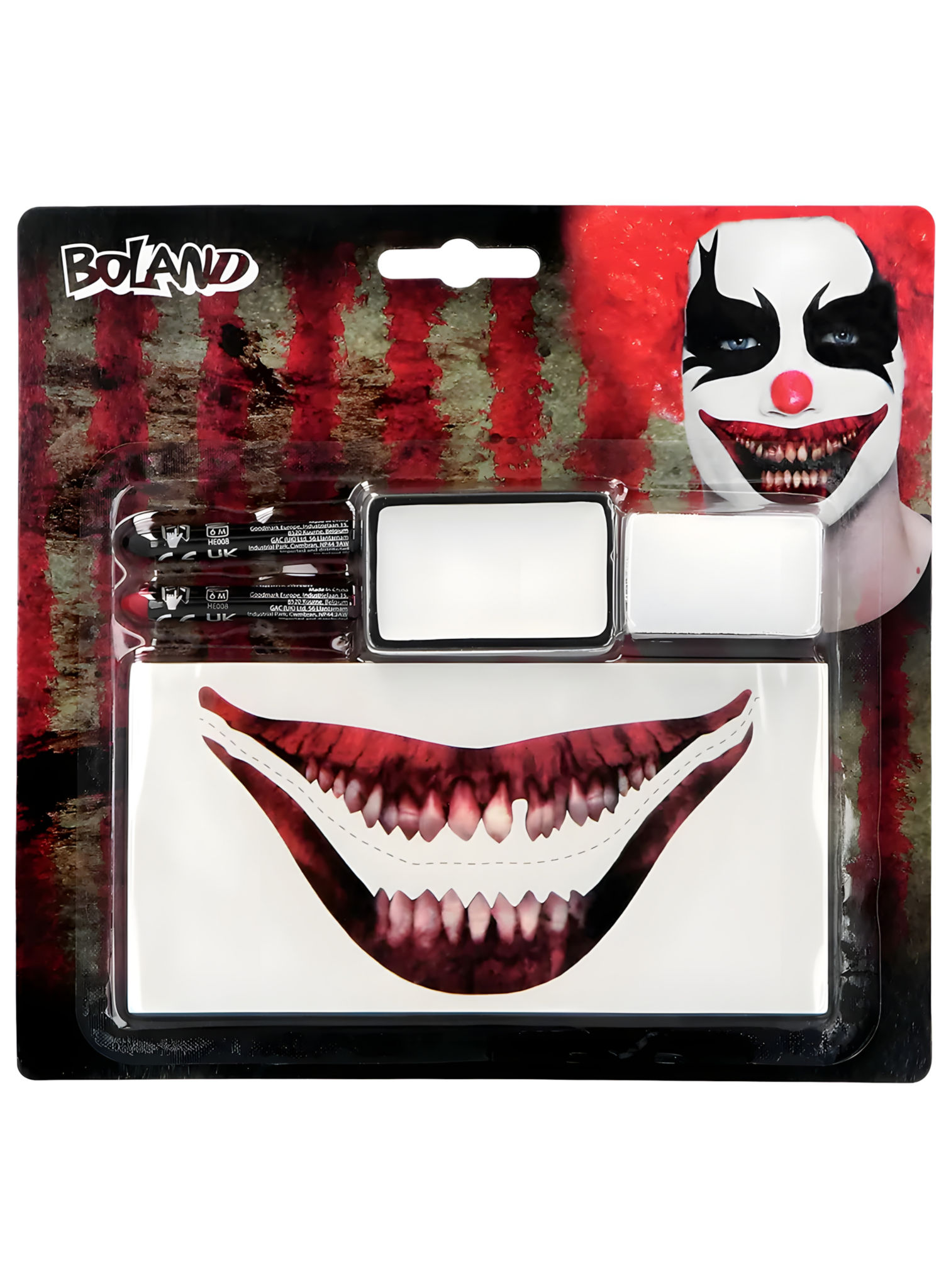 Schminkset Schrecklicher Clown