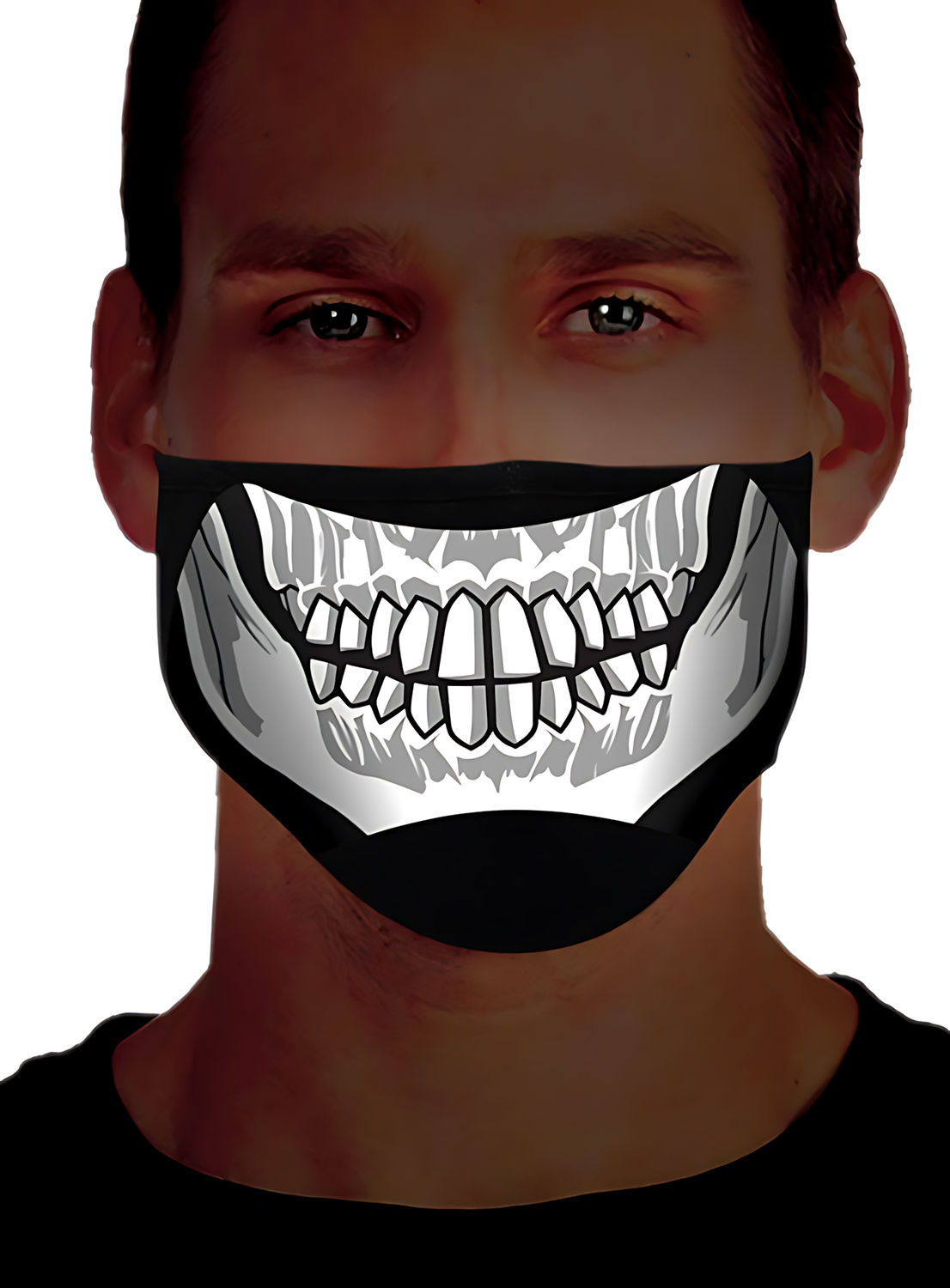 Skelett Mundmaske
