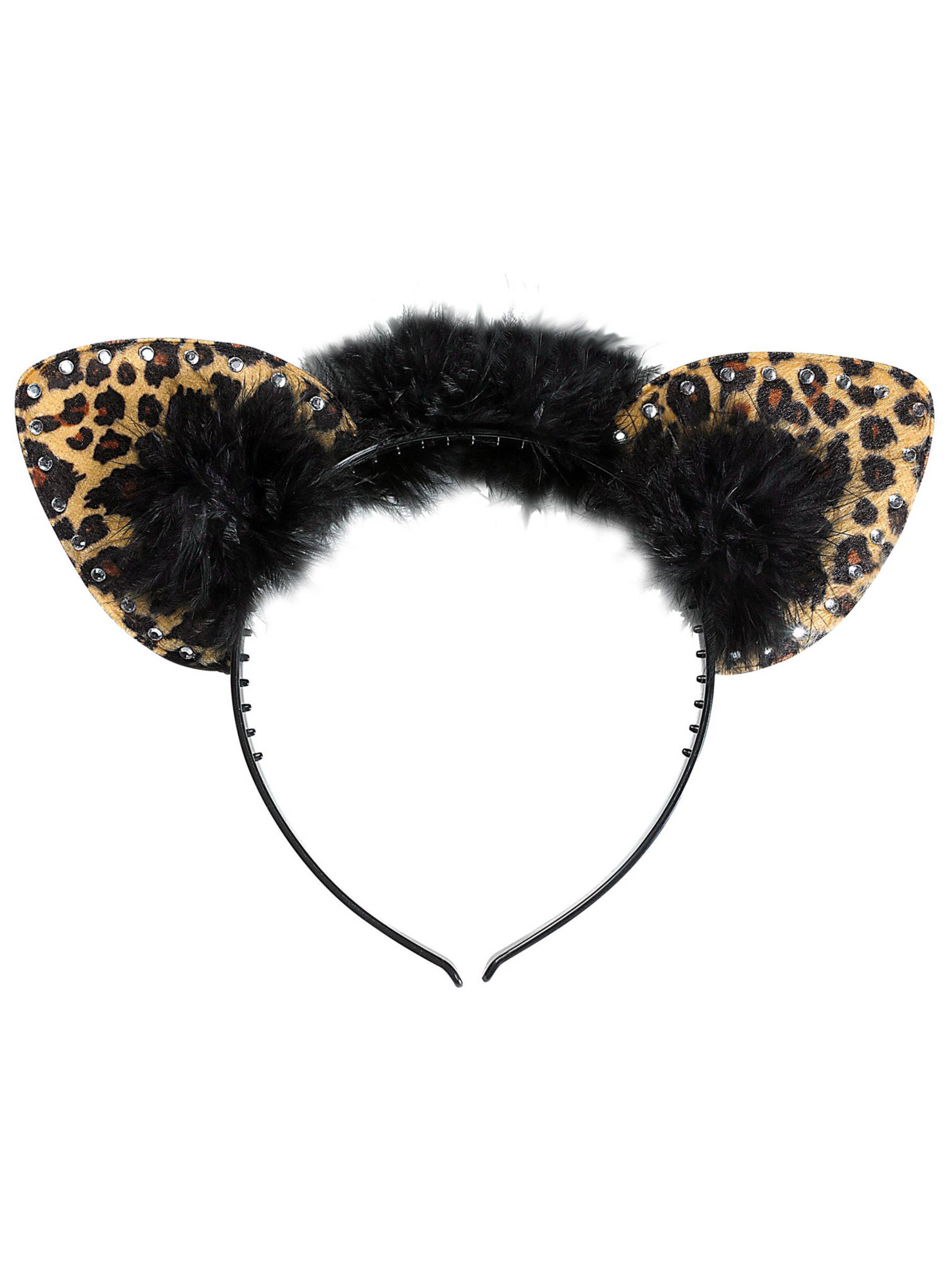 Leoparden Ohren mit Strass
