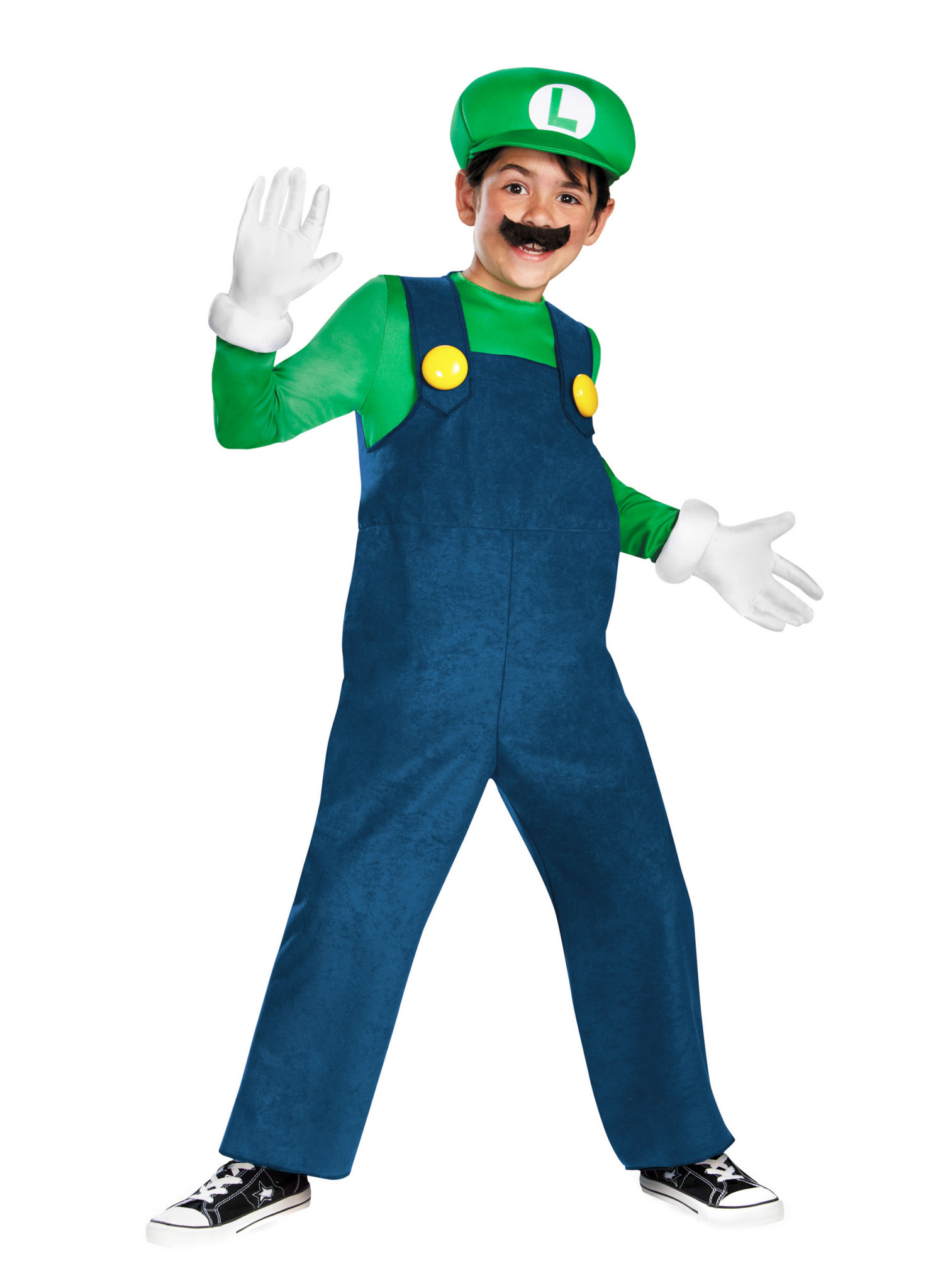 Super Mario Luigi Kinderkostüm