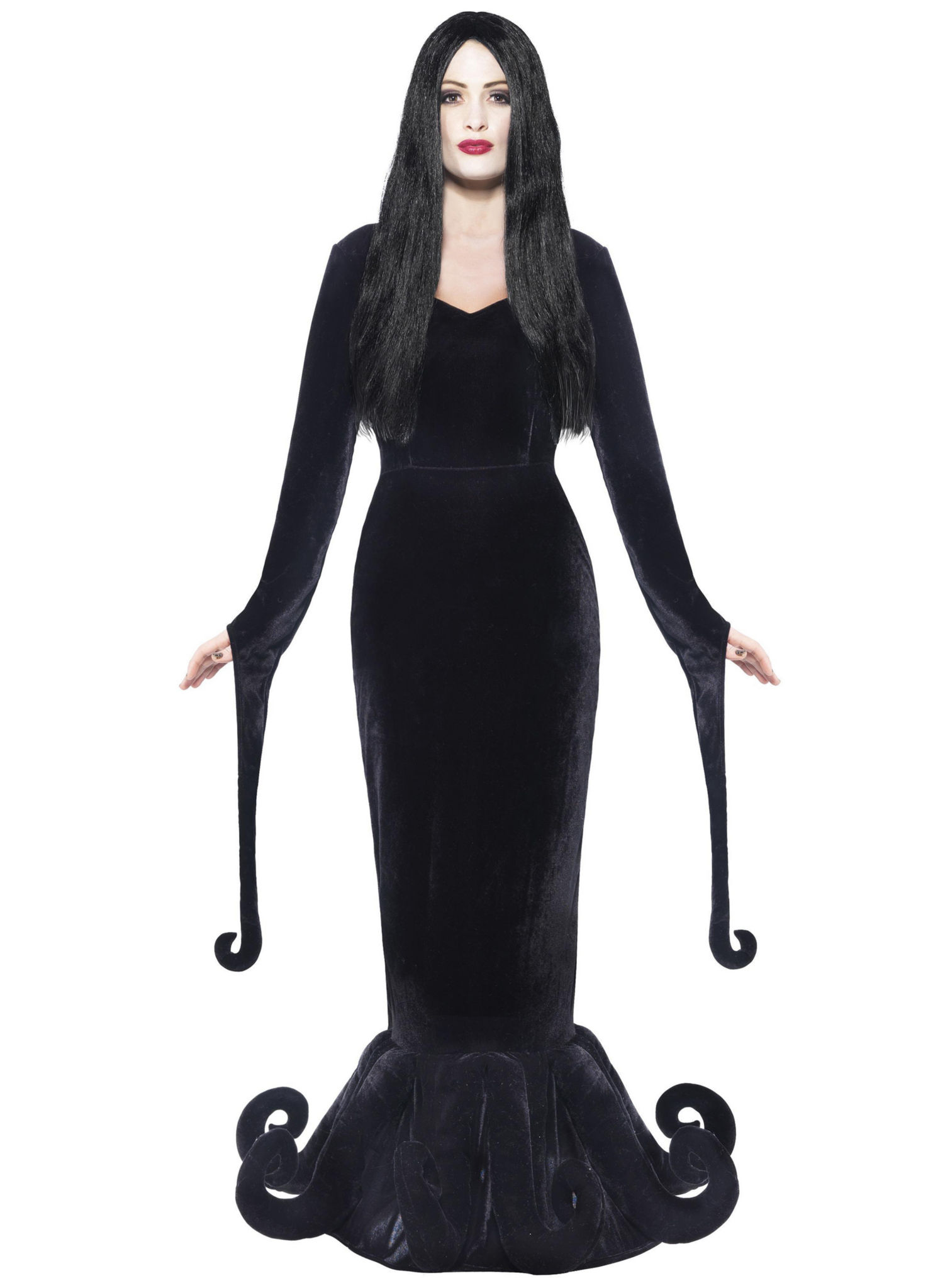 Morticia Cartoon Kostüm