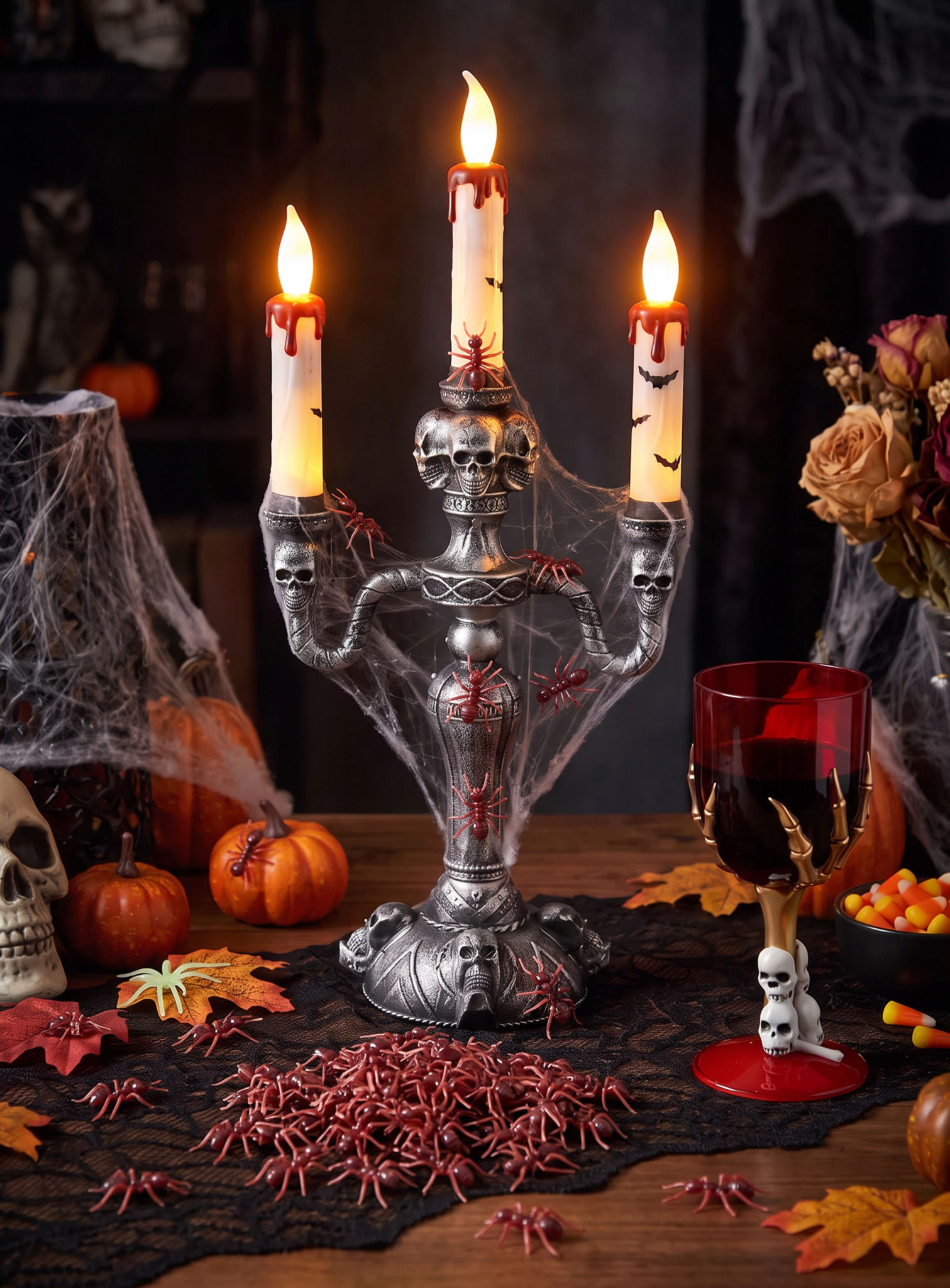 Rote Ameisen Halloweendeko – 20 Stück