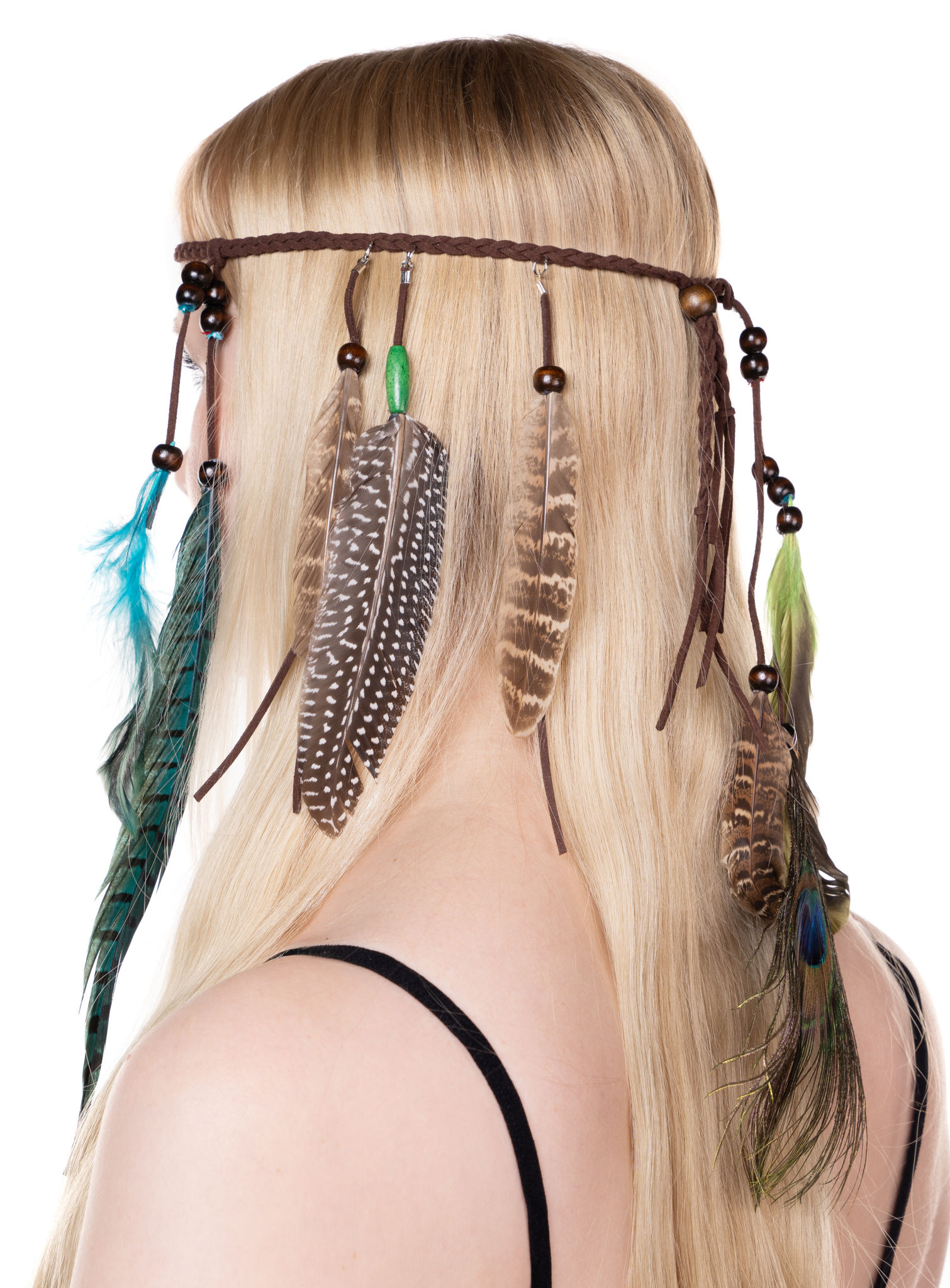Haarband mit Federn