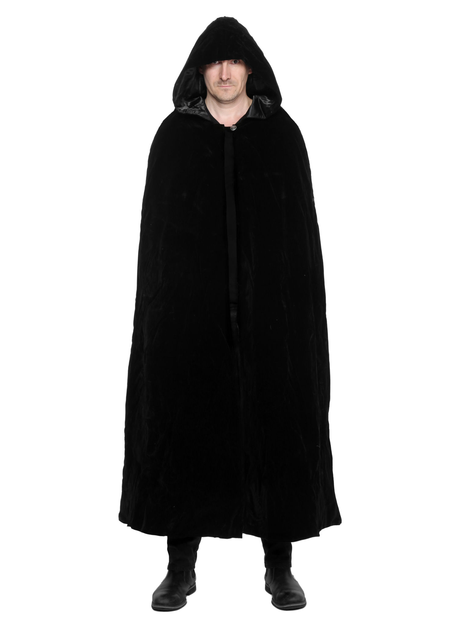 Kapuzencape schwarz