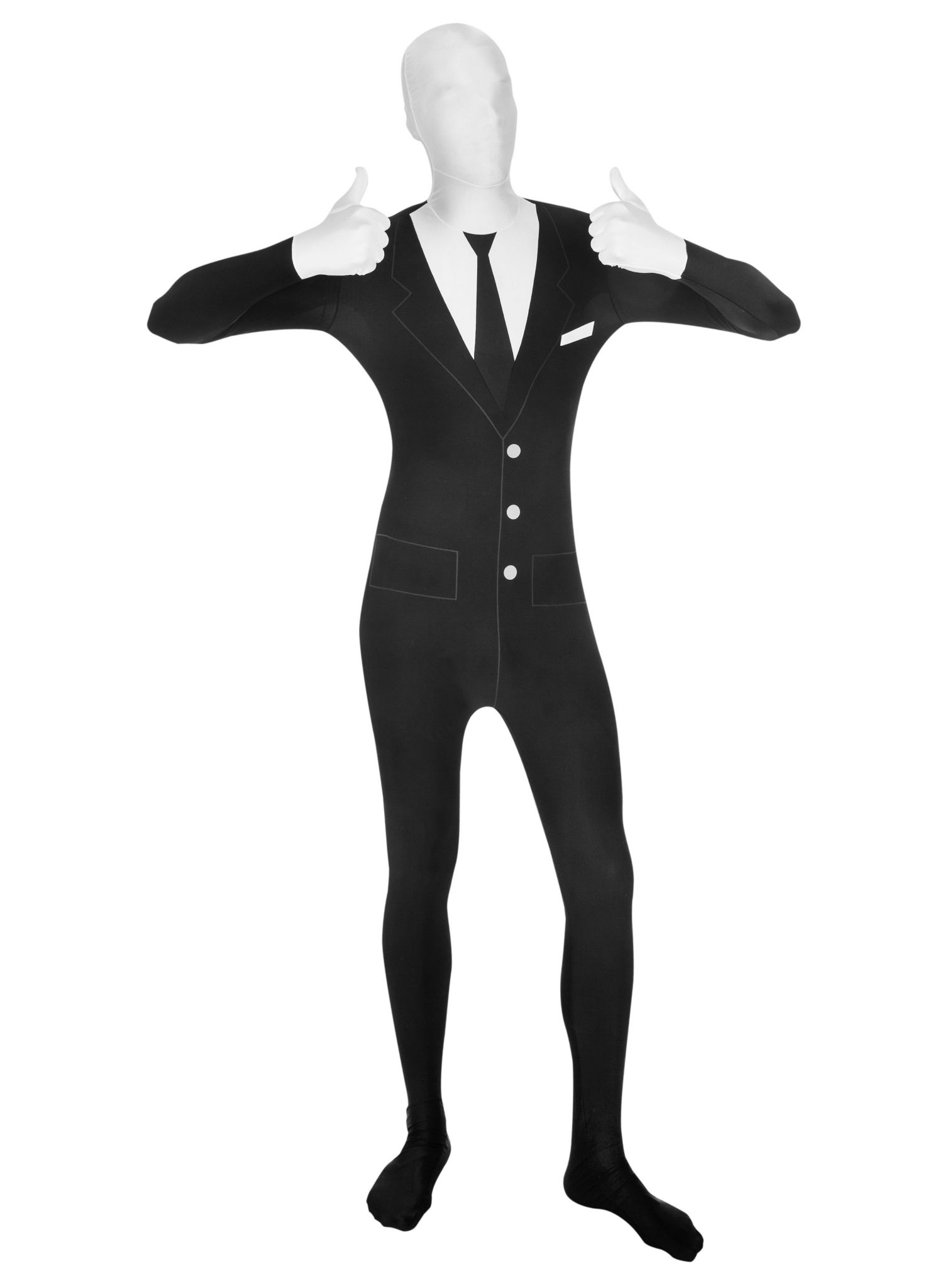 Morphsuit Pak Met Stropdas Ganzkörperkostuum