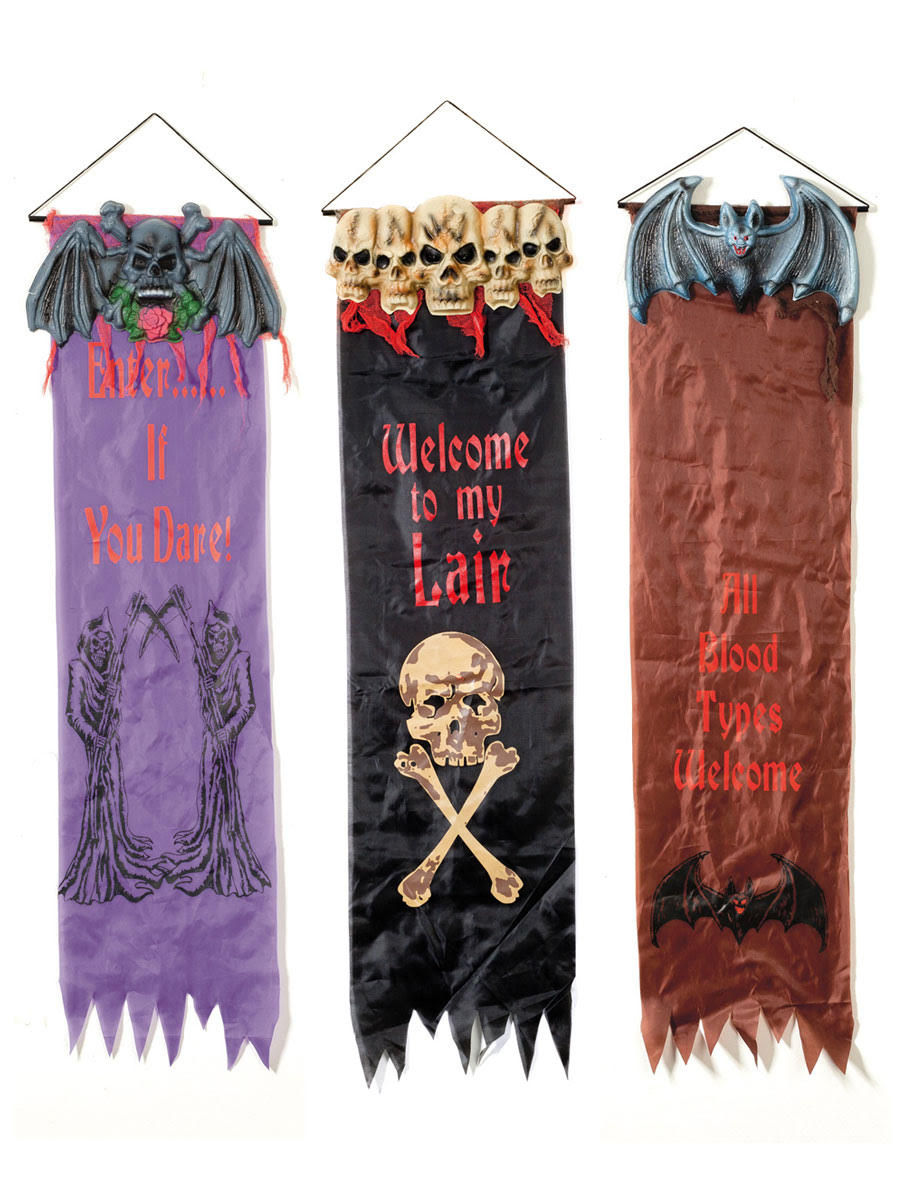 Halloween Party Banner Set