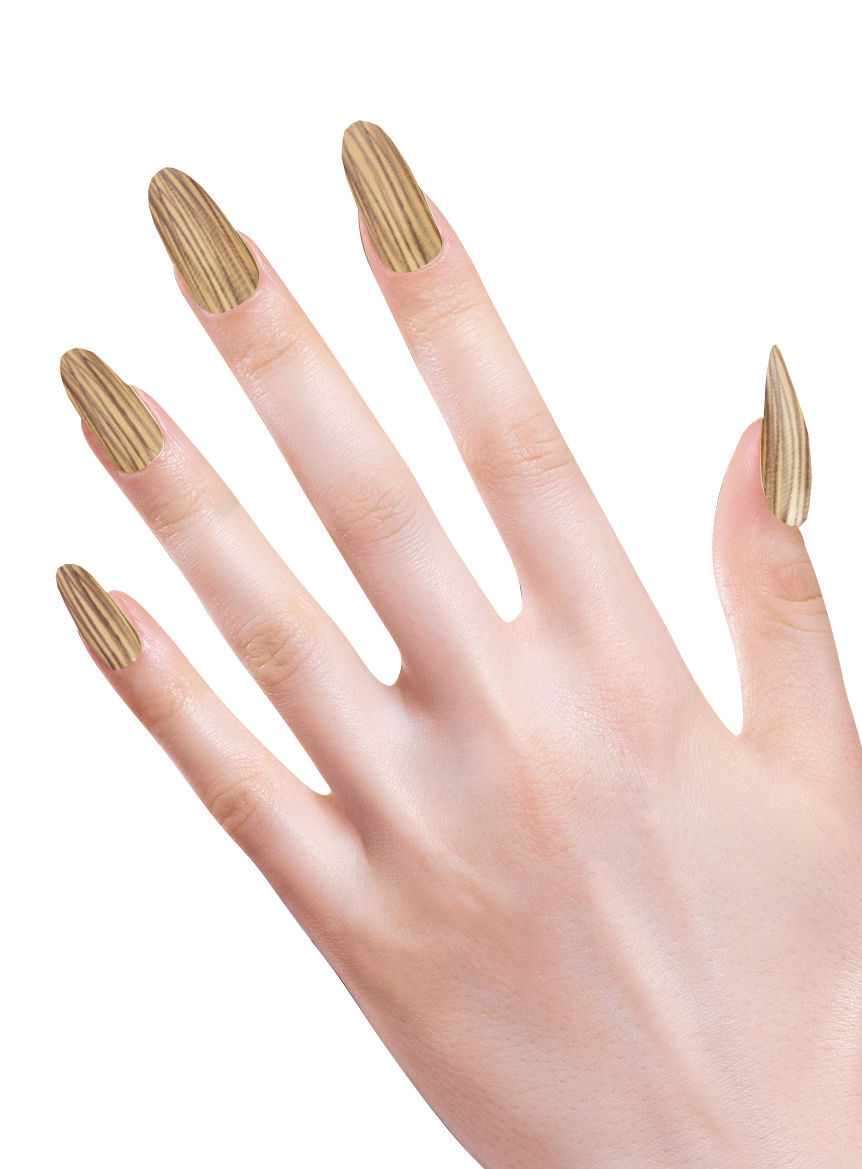 Hölzerne Fingernägel