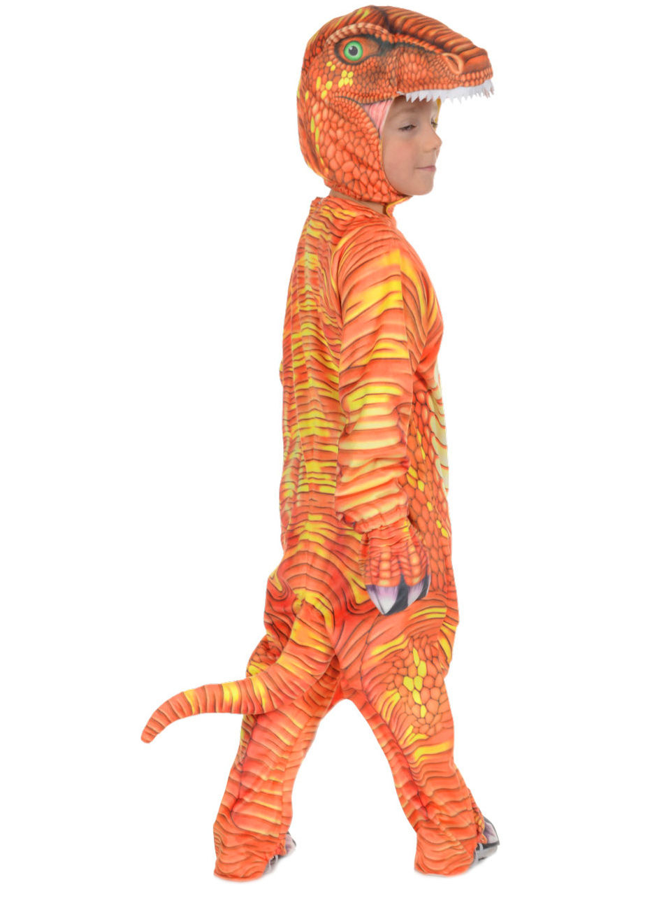 T-Rex Oranje Dino Kostuum Voor Kinderen