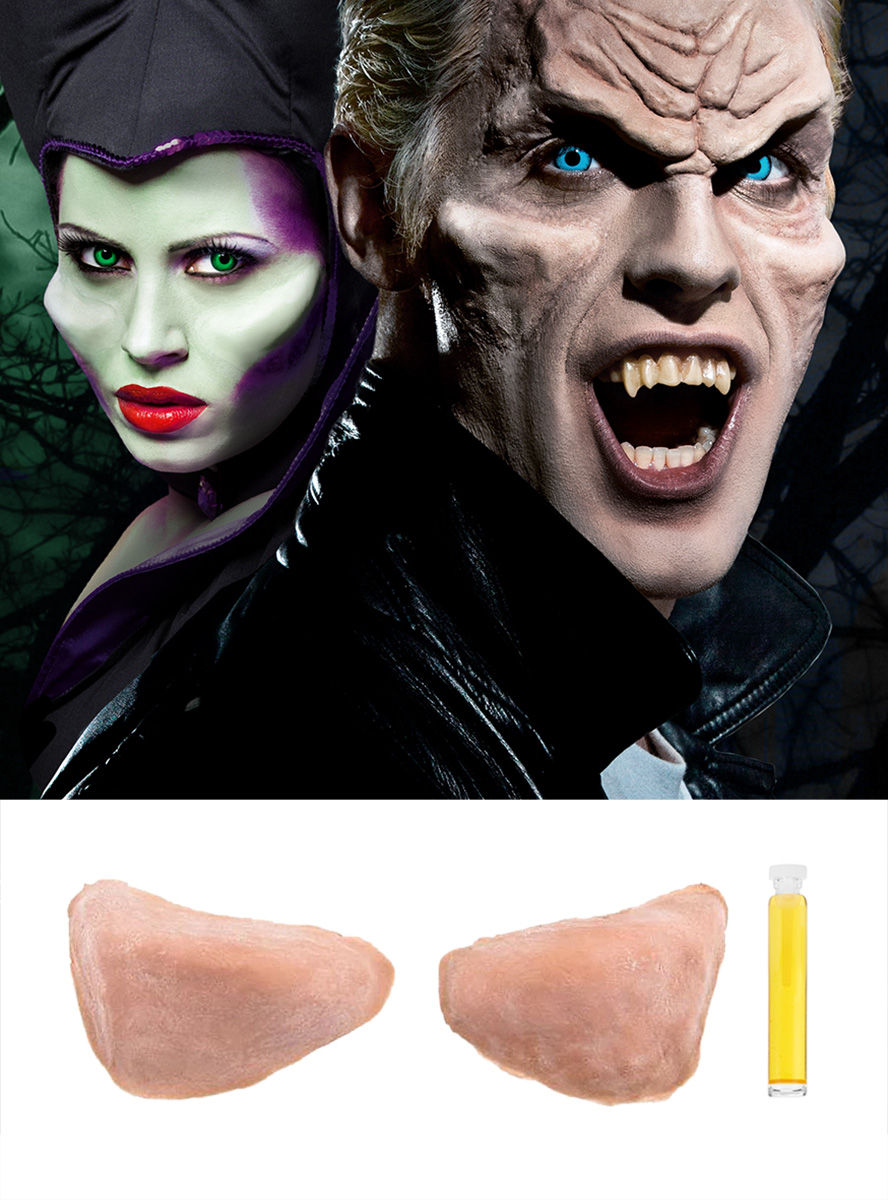 Monsterwangen aus Latex mit Mastix