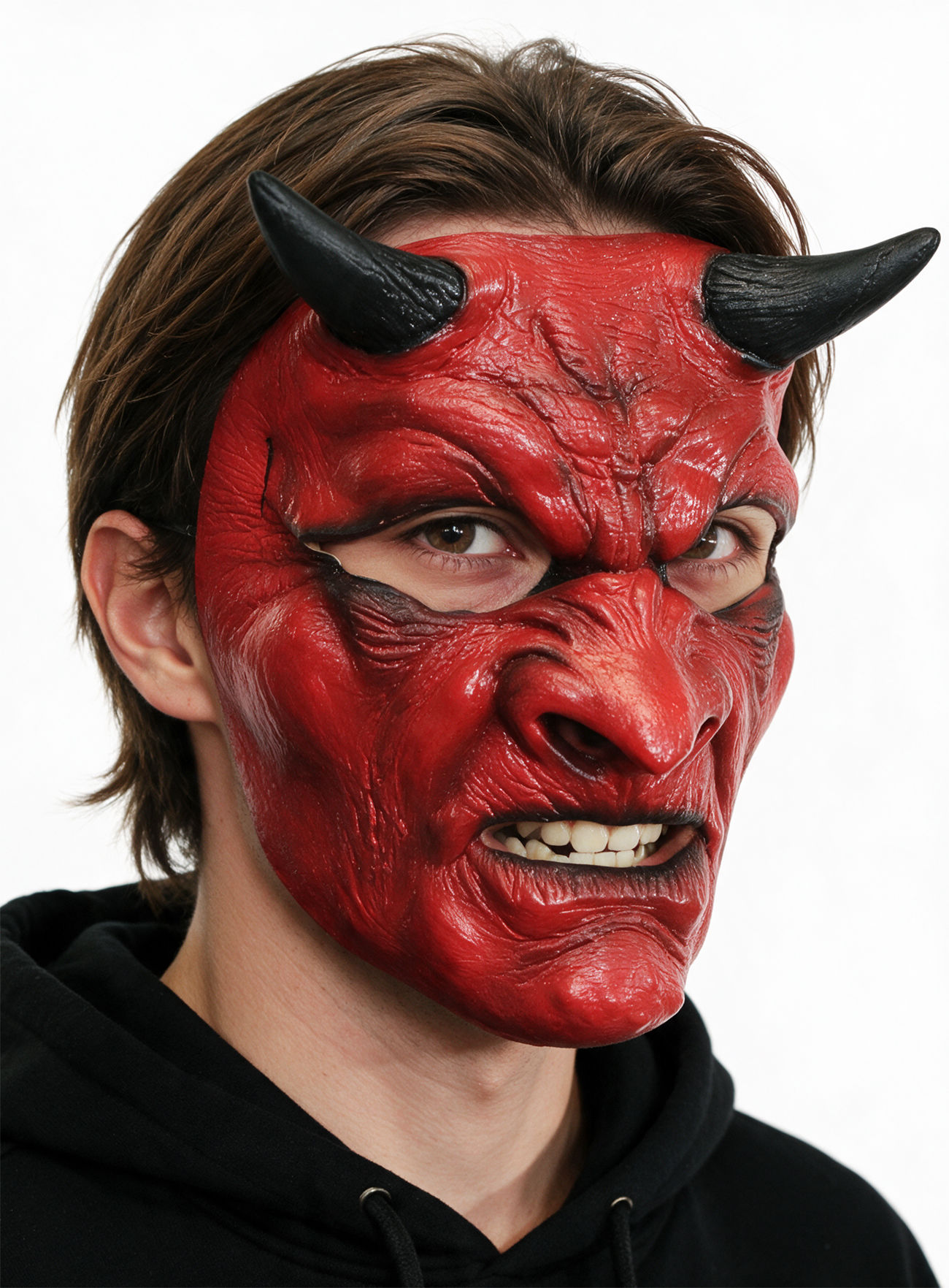 Fieser Teufel Maske des Grauens